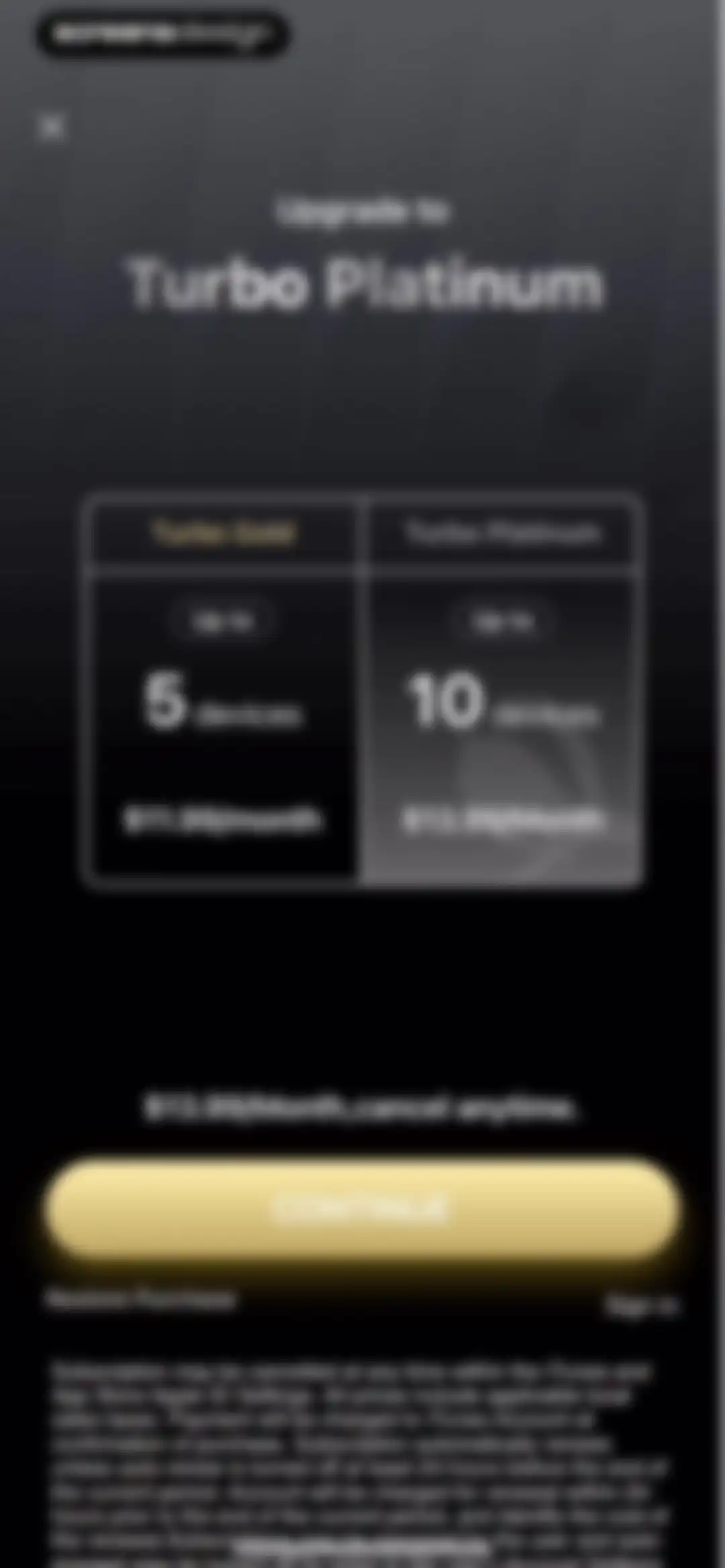 Turbo VPN Private Browser screen 13