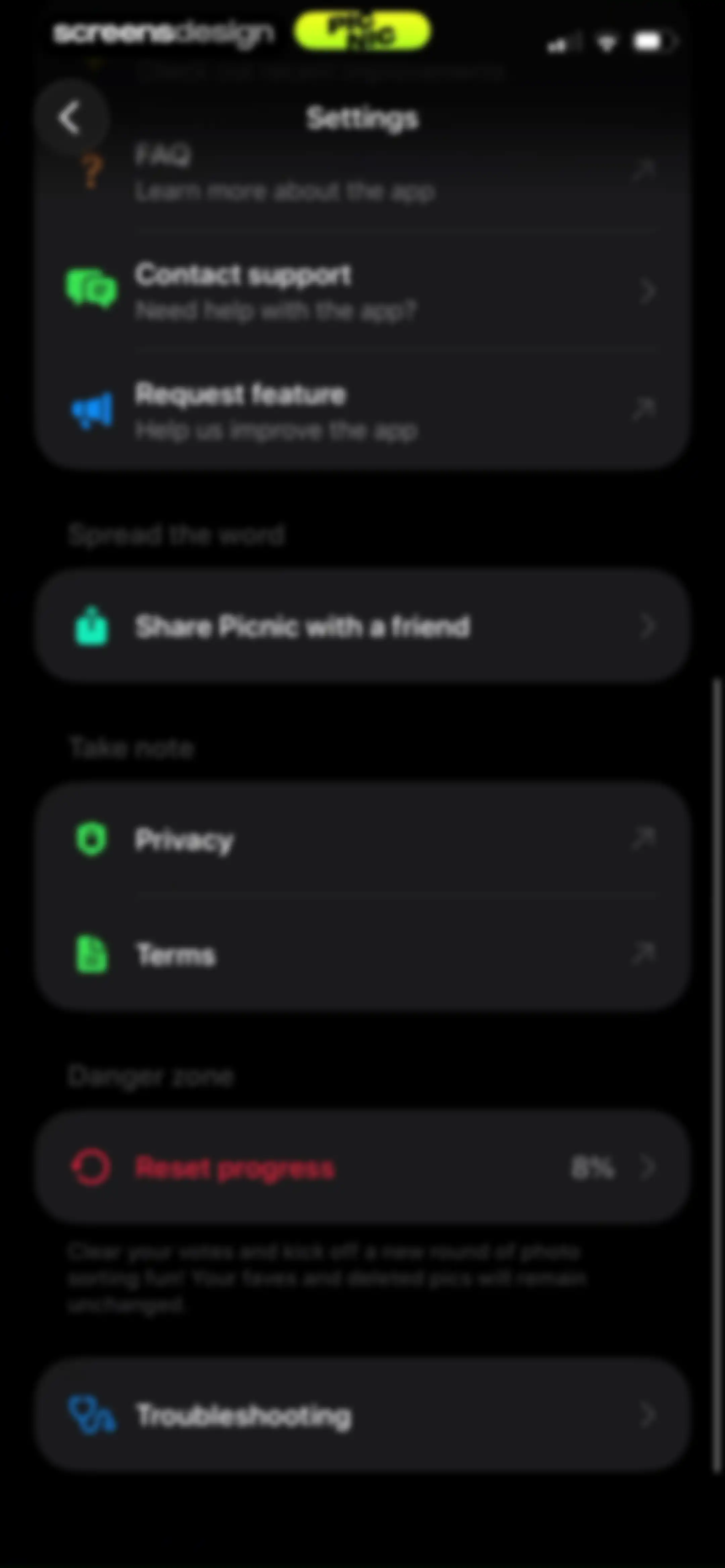 Photo Organizer: Picnic screen 69