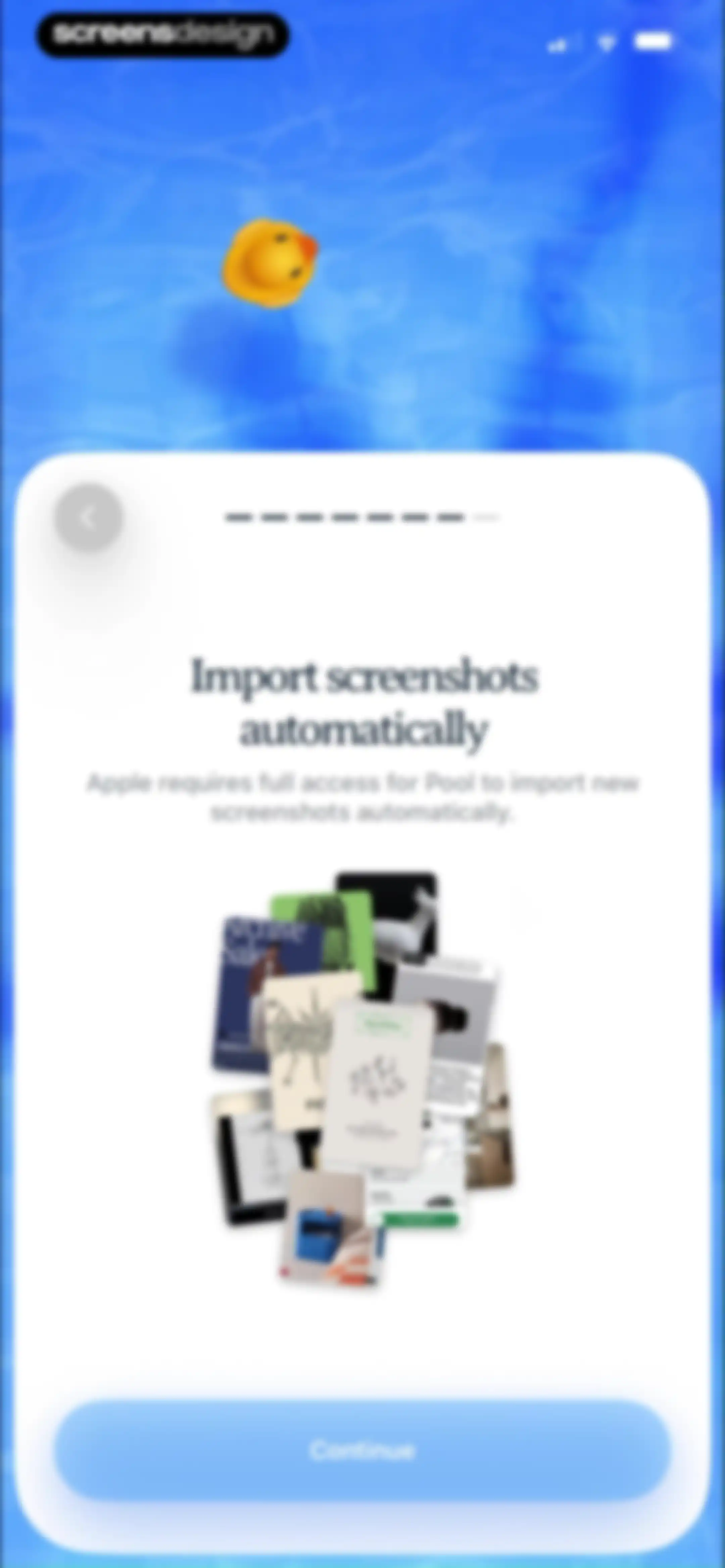 Pool, the screenshot app screen 17