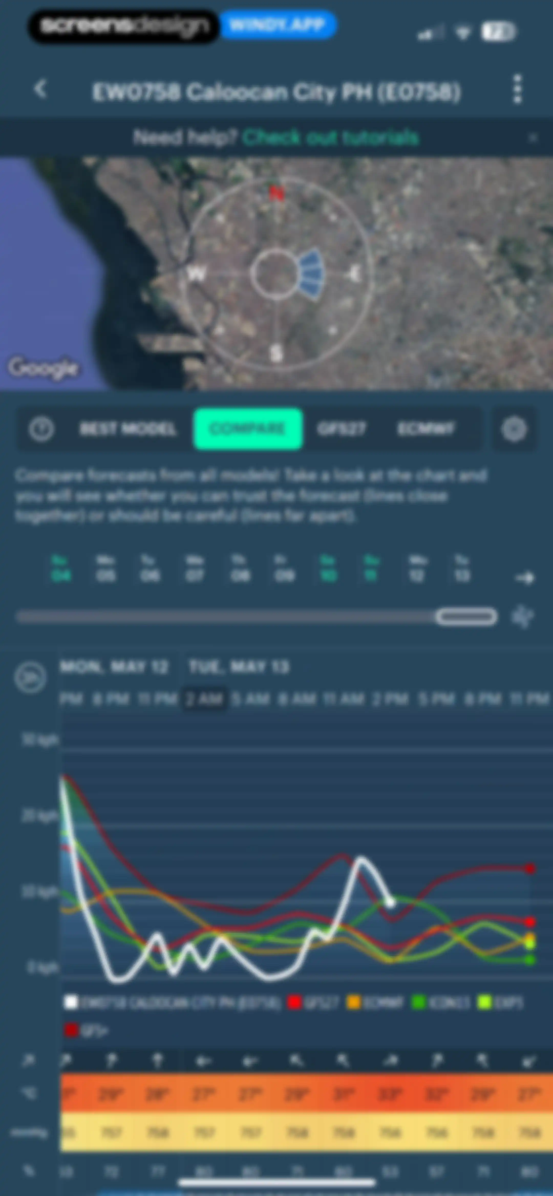Windy.app — Wind, Tides, Radar screen 54