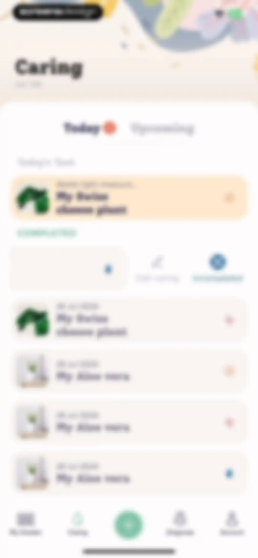 Plant Identifier, Care: Planty screen 84