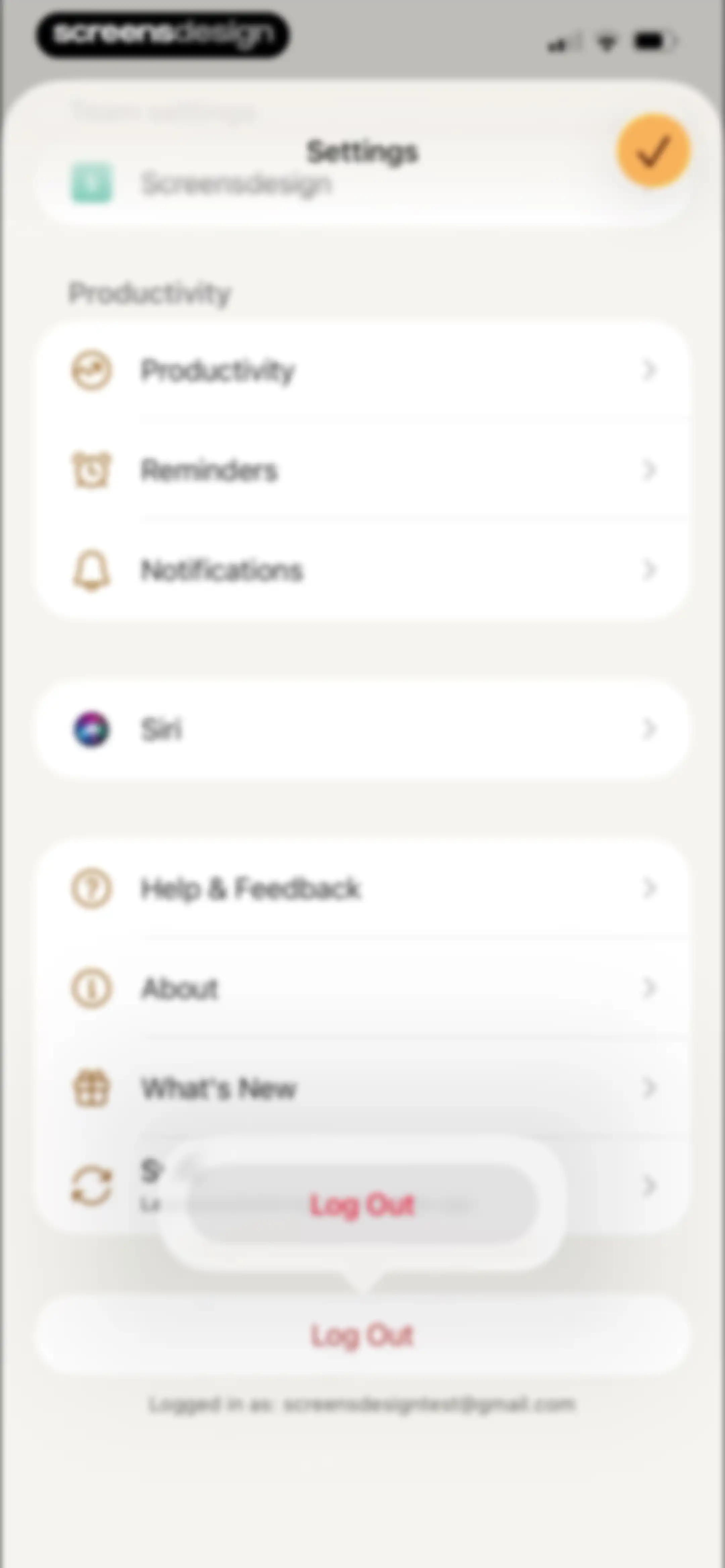 Todoist: To Do List & Calendar screen 203