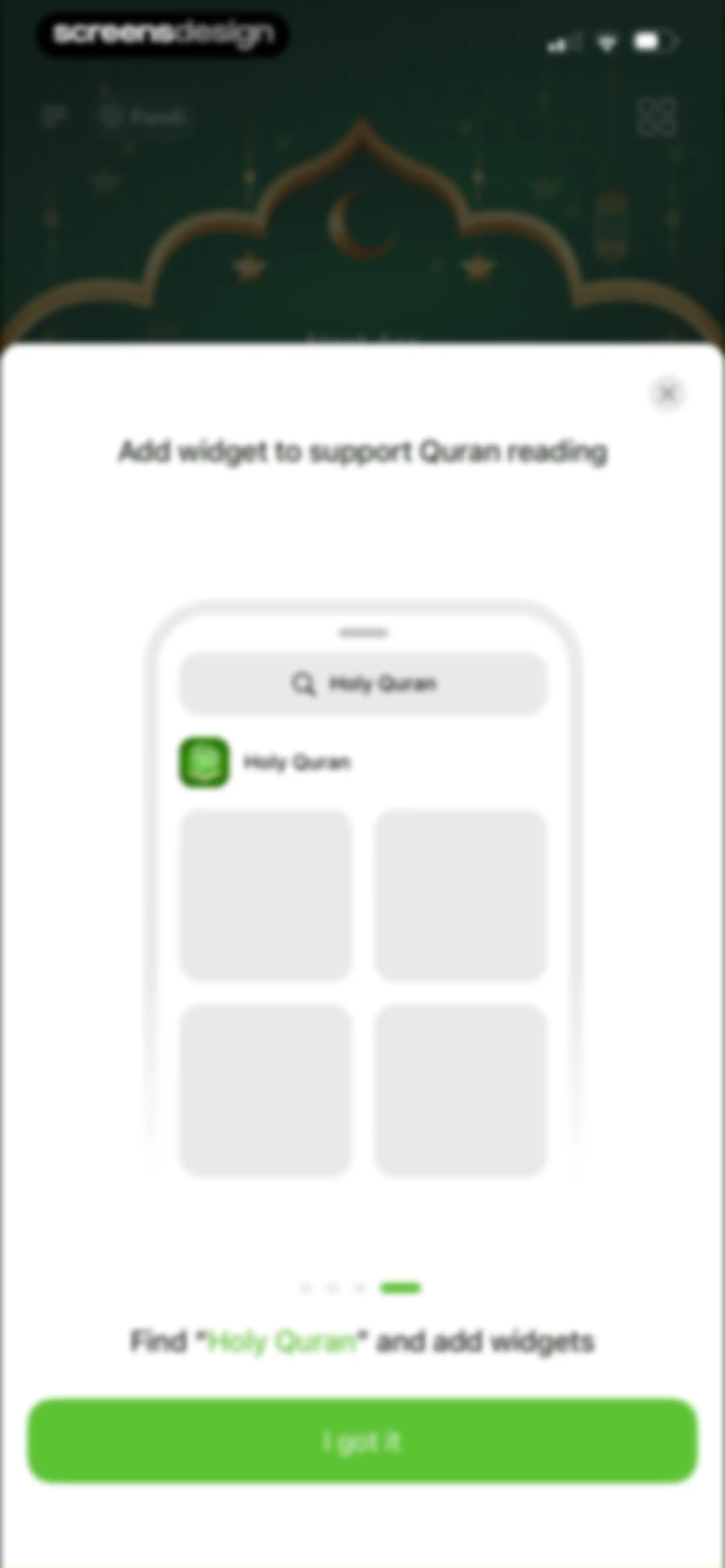 Holy Quran - Deeper journey screen 42