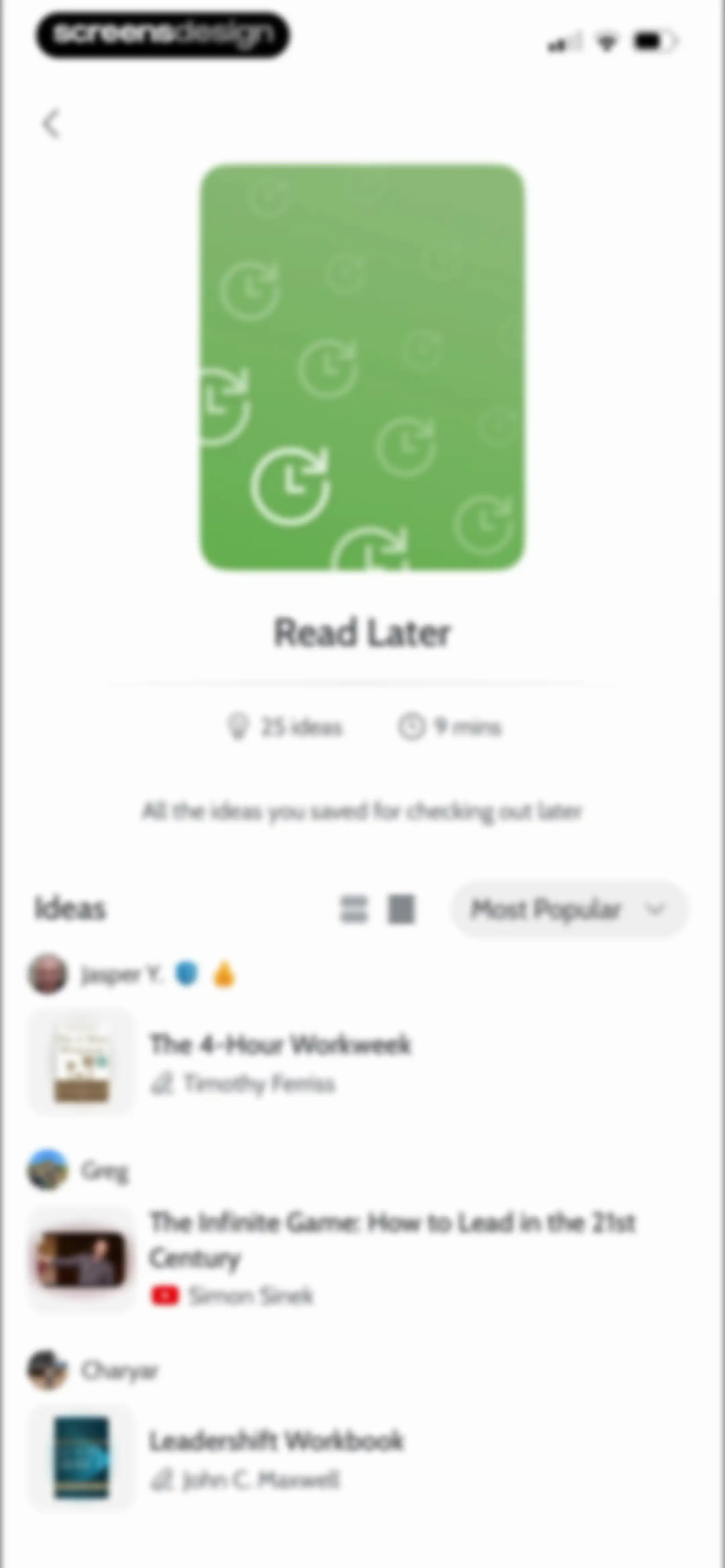 Deepstash: Smarter Every Day! screen 160