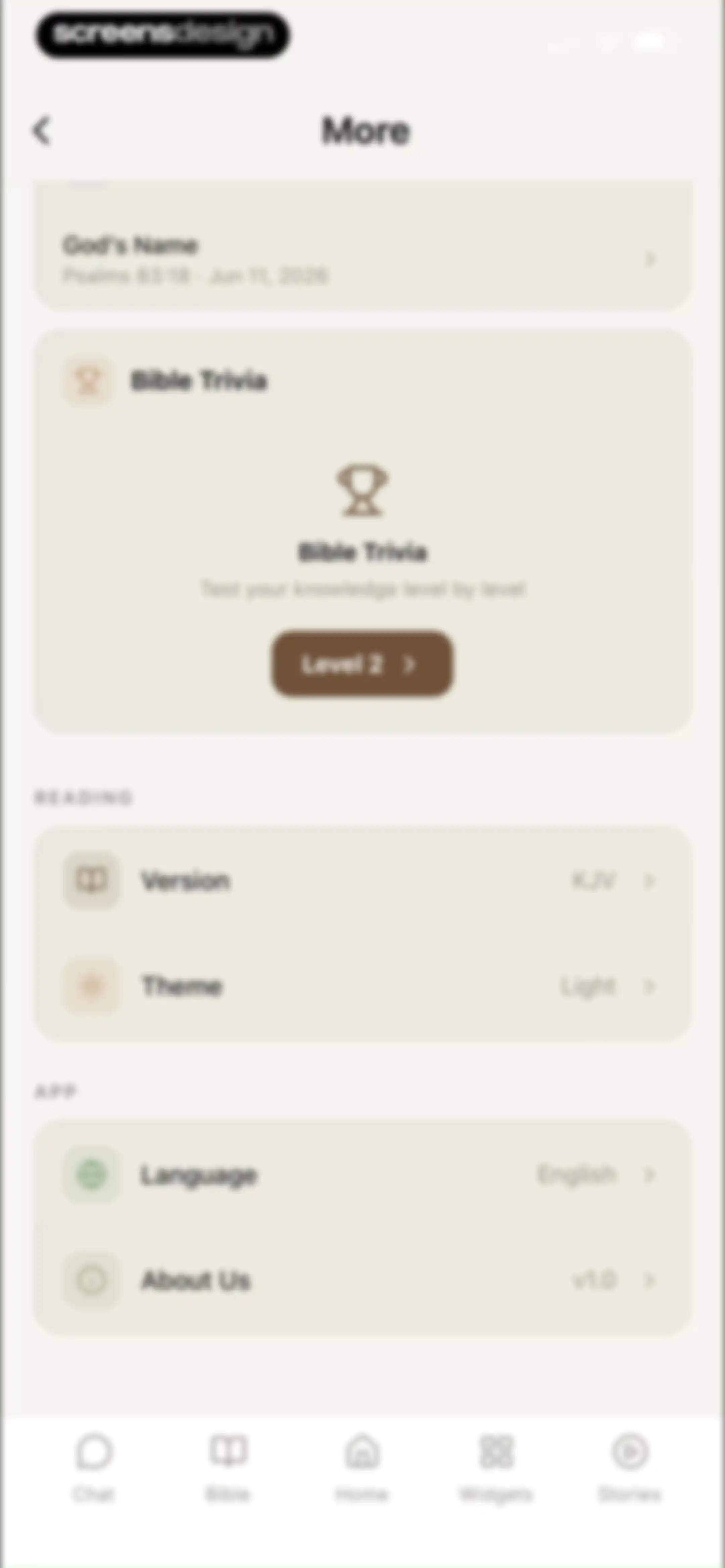 Holy Bible Widget: Daily Verse screen 130