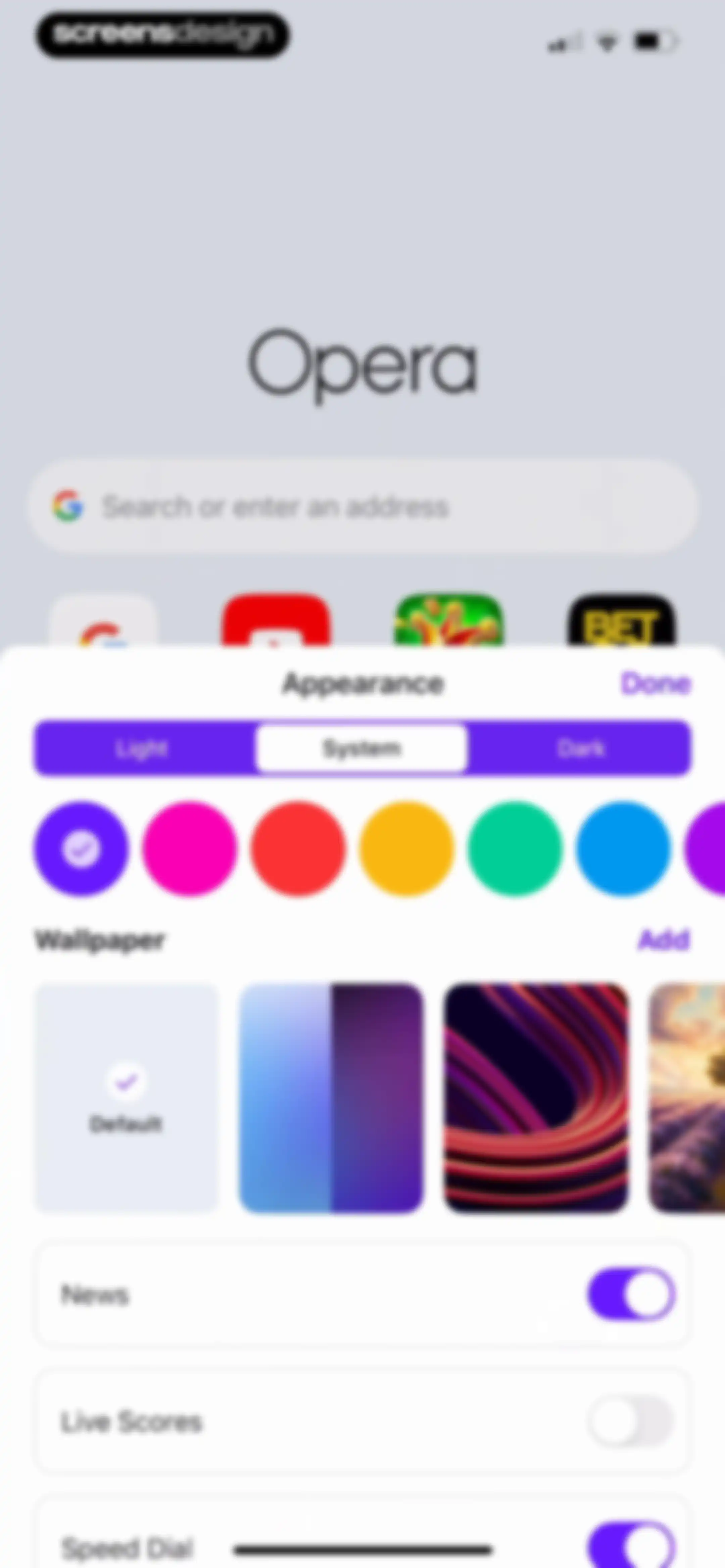 Opera: AI browser with VPN screen 4