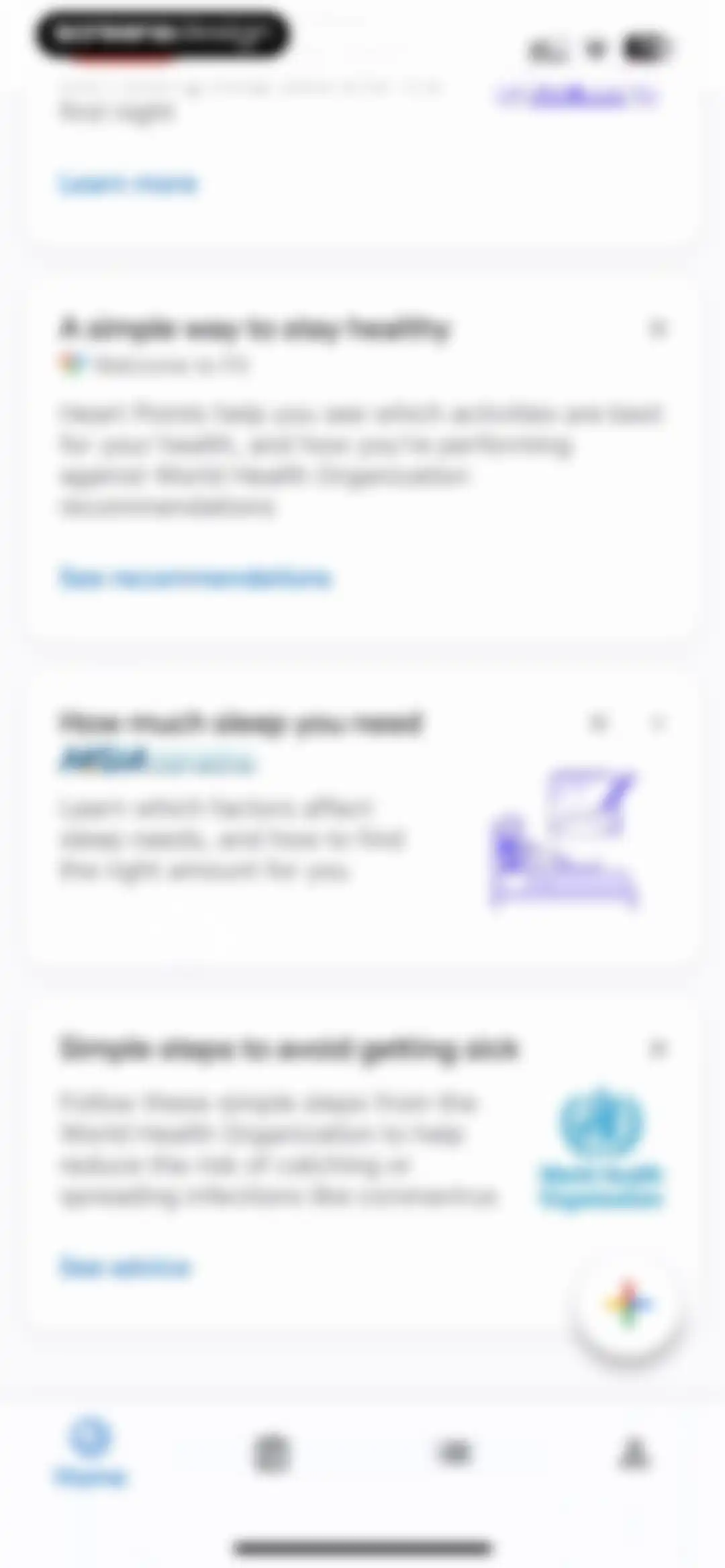 Google Fit: Activity Tracker screen 52