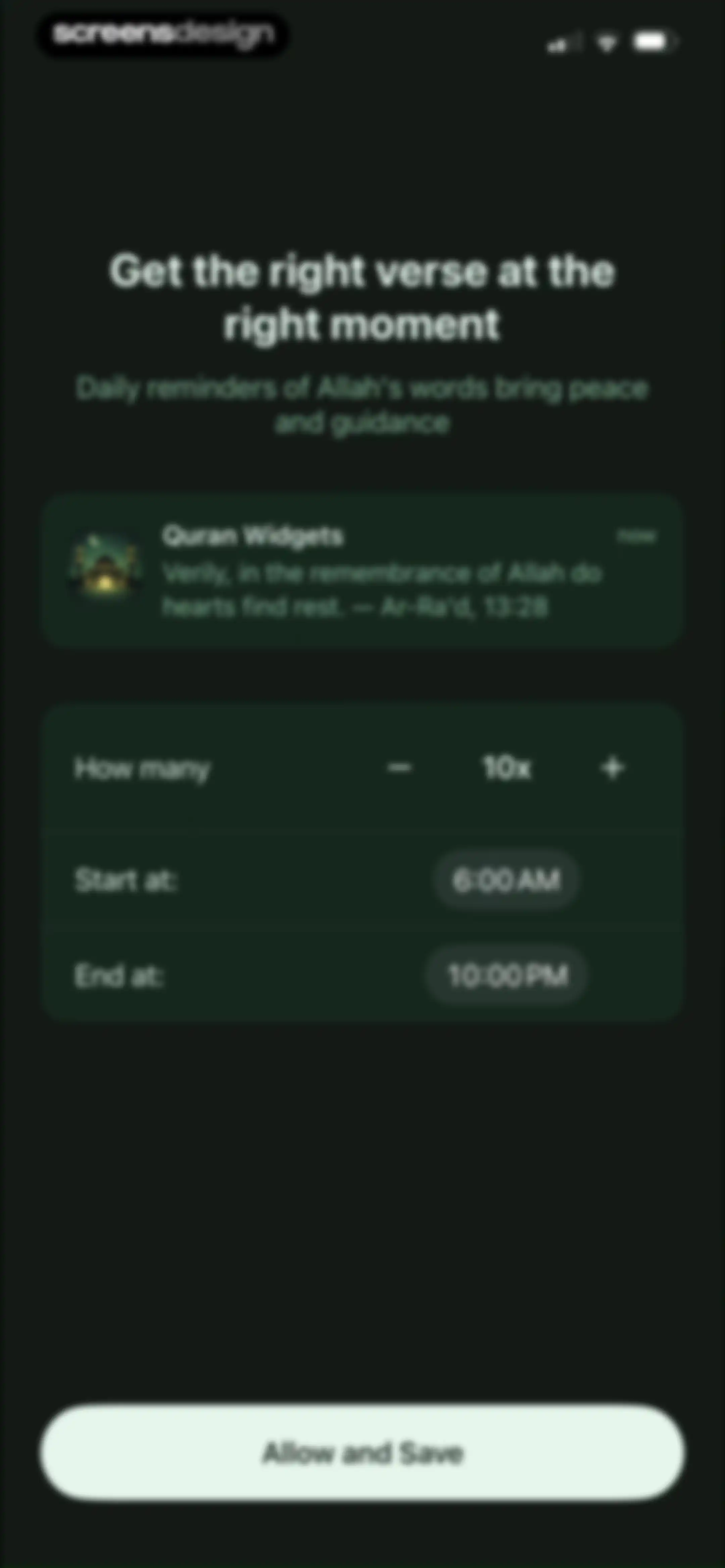 Quran Widgets: Verses & Duas screen 17