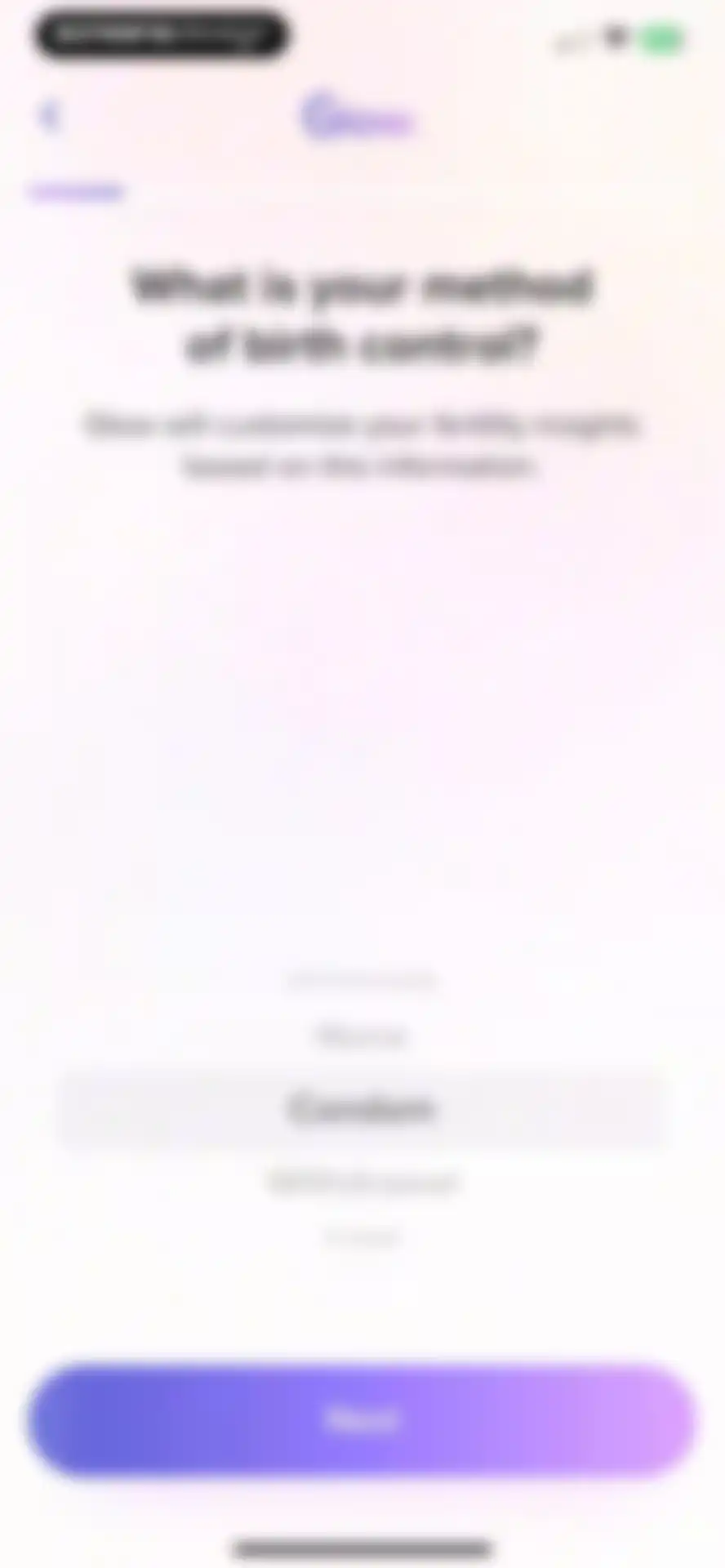 Glow Ovulation & Period App screen 5