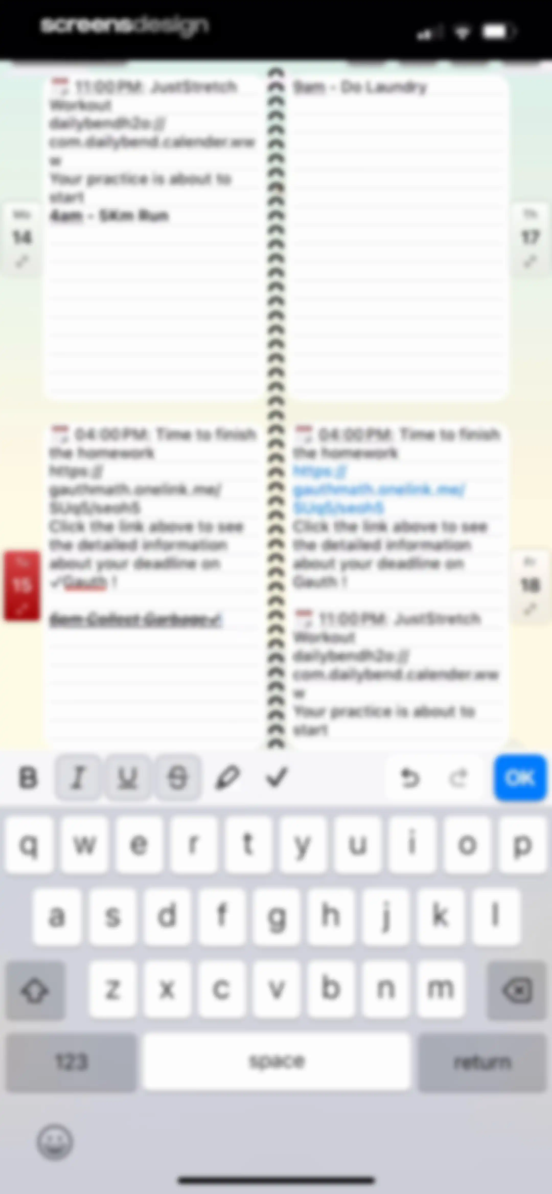 Weekly Planner - Diary, Notes screen 20