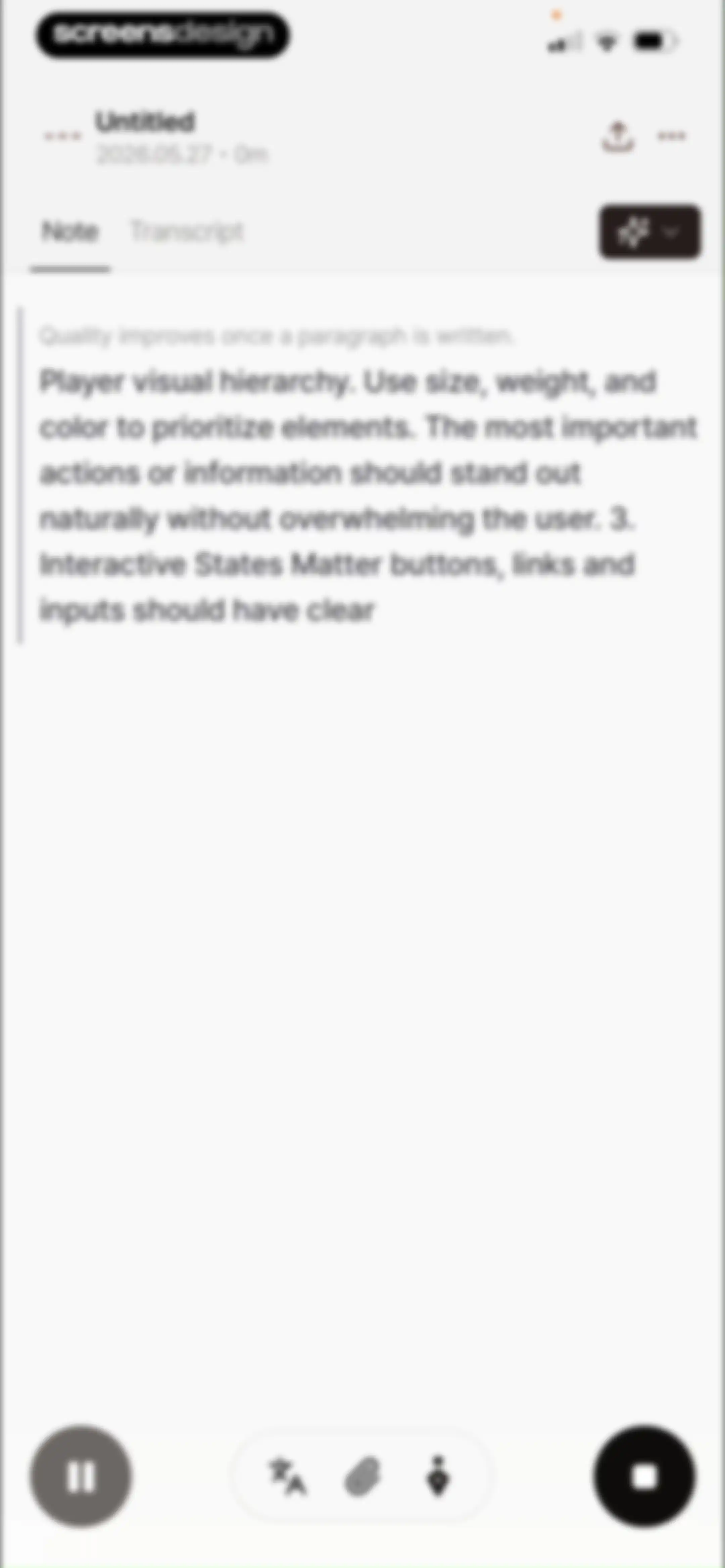 Tiro - AI Meeting Notes screen 20