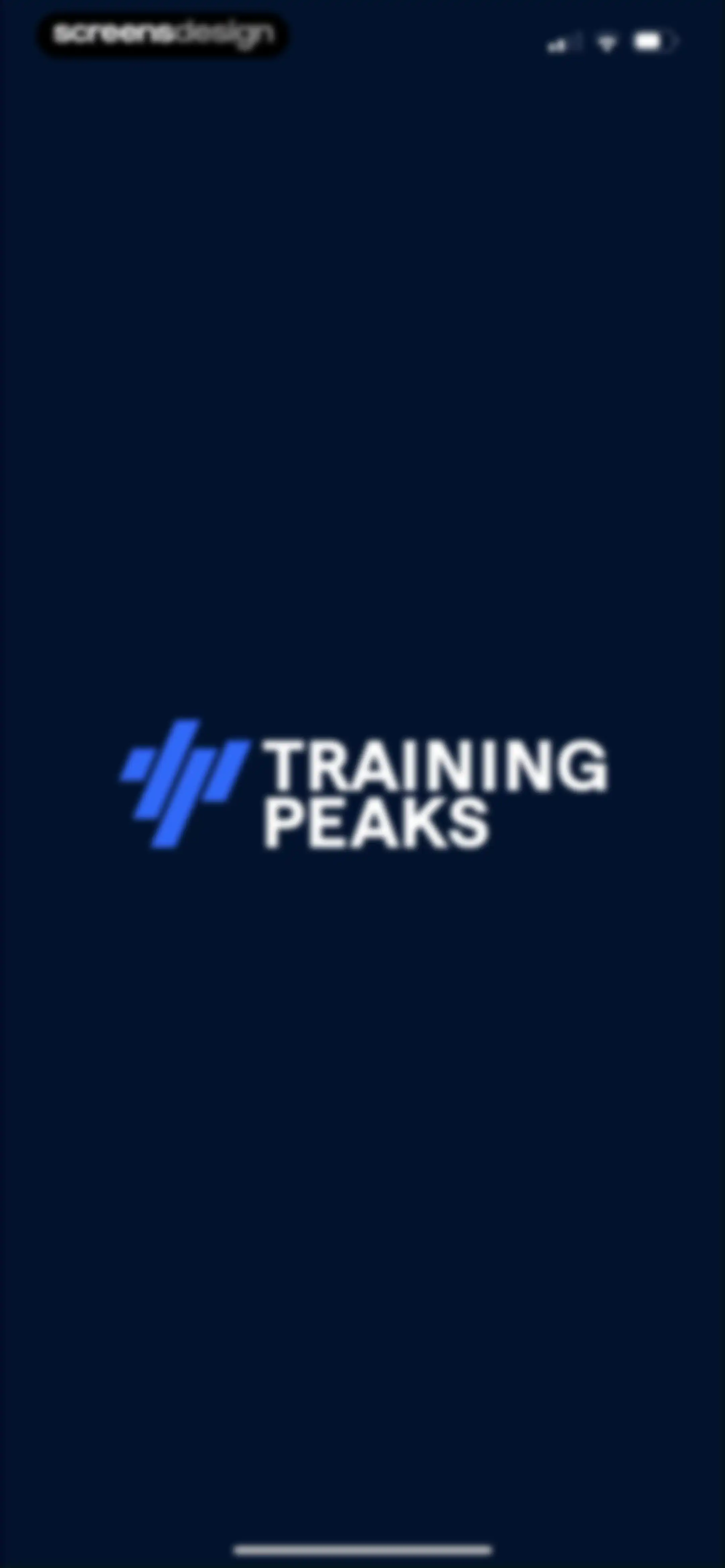TrainingPeaks: Plan Train Lift screen 1