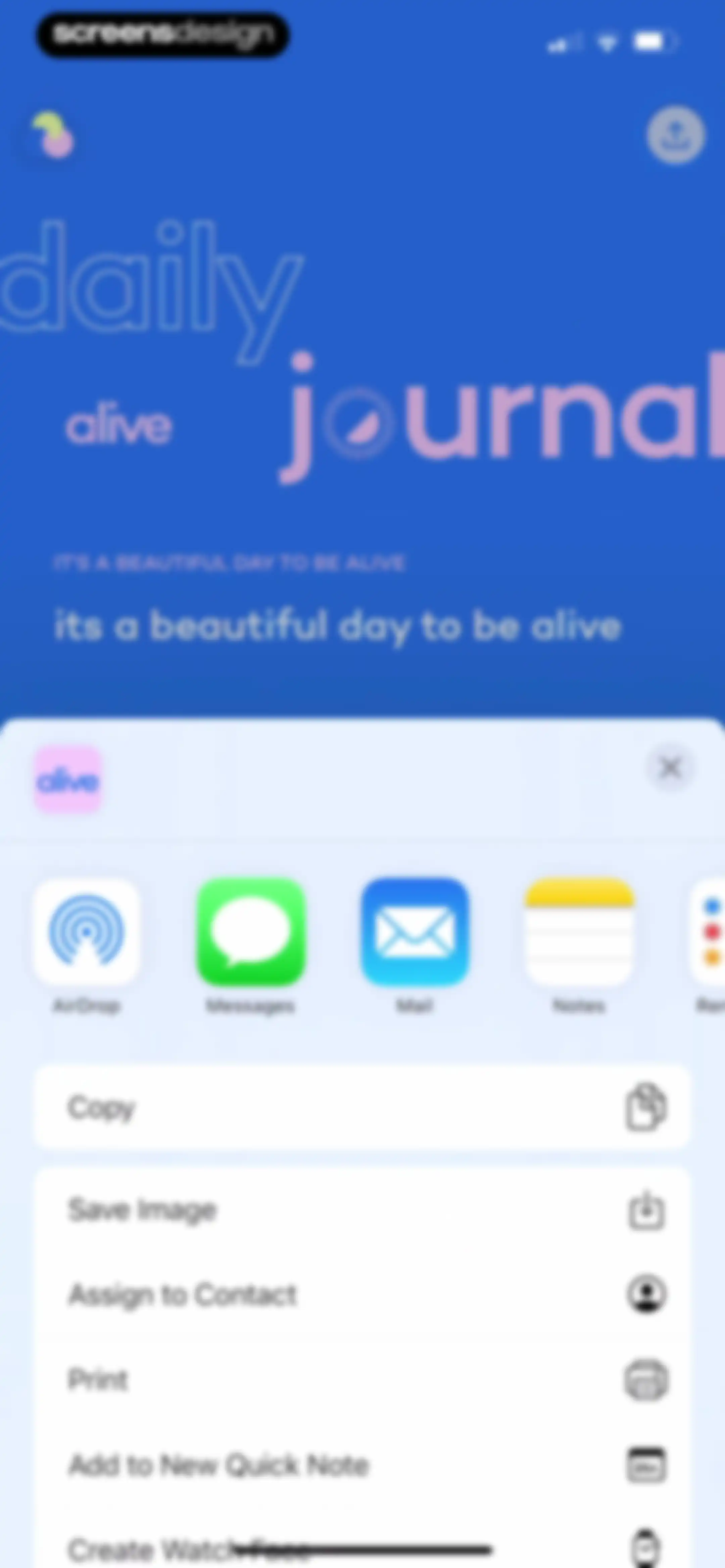 Alive by Whitney Simmons screen 78