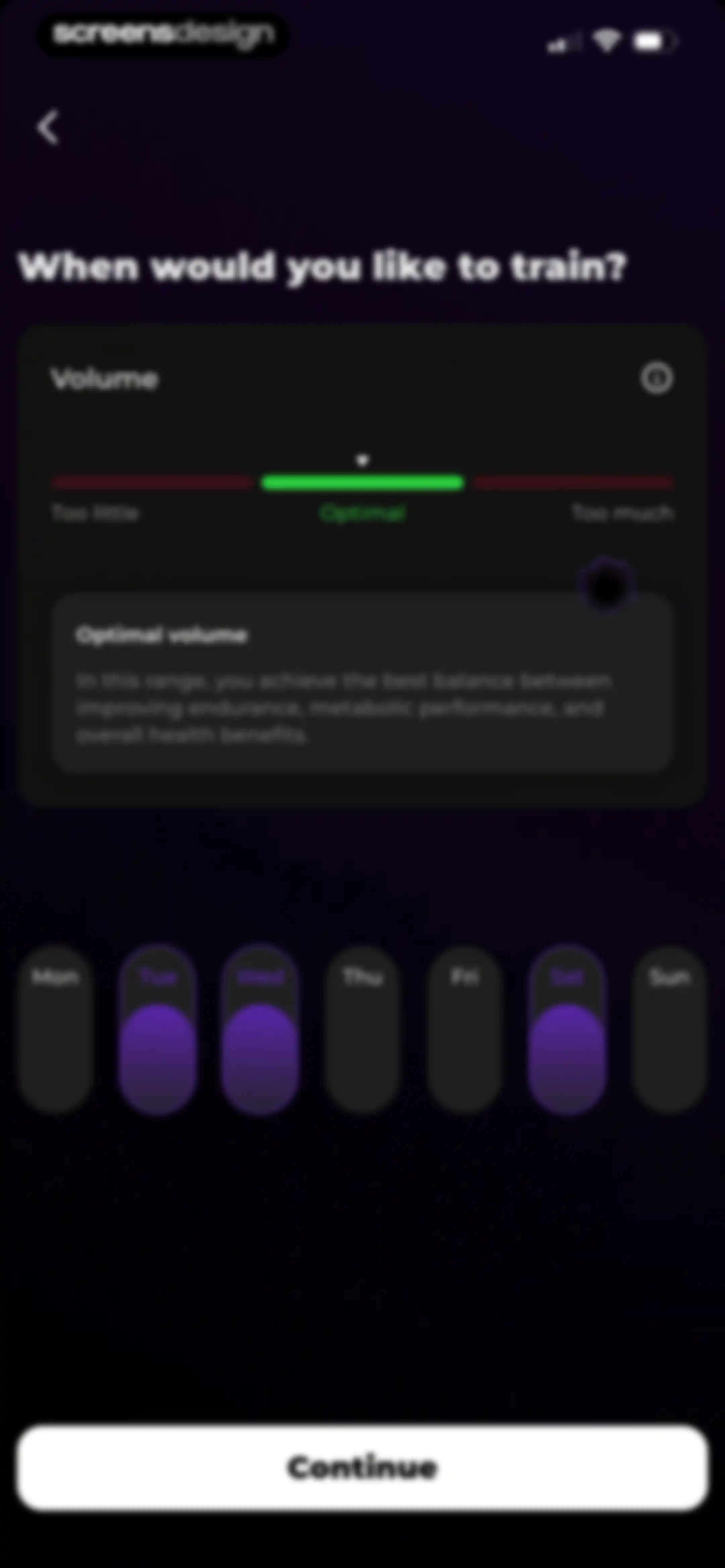 MCI - Personal Training AI screen 42