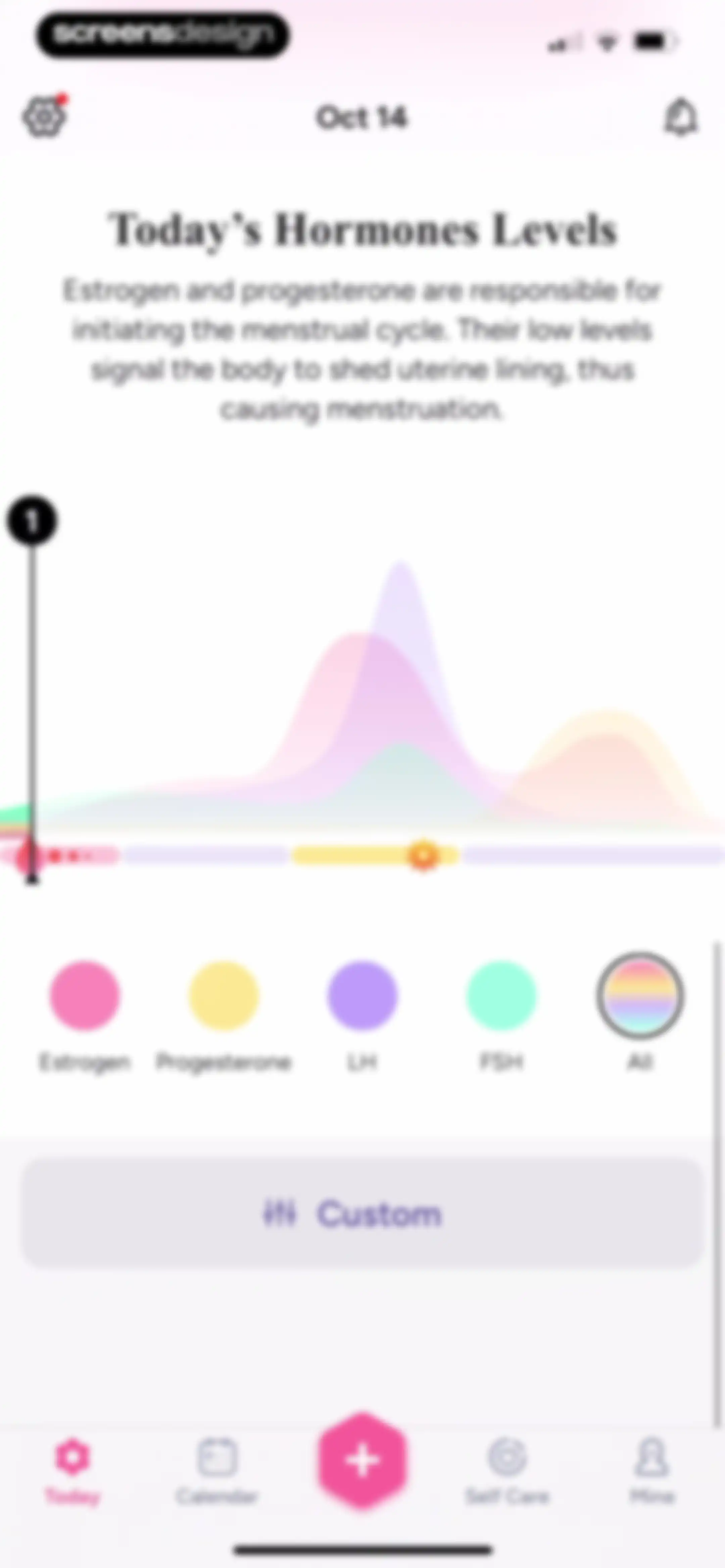 Period Tracker Period Calendar screen 119