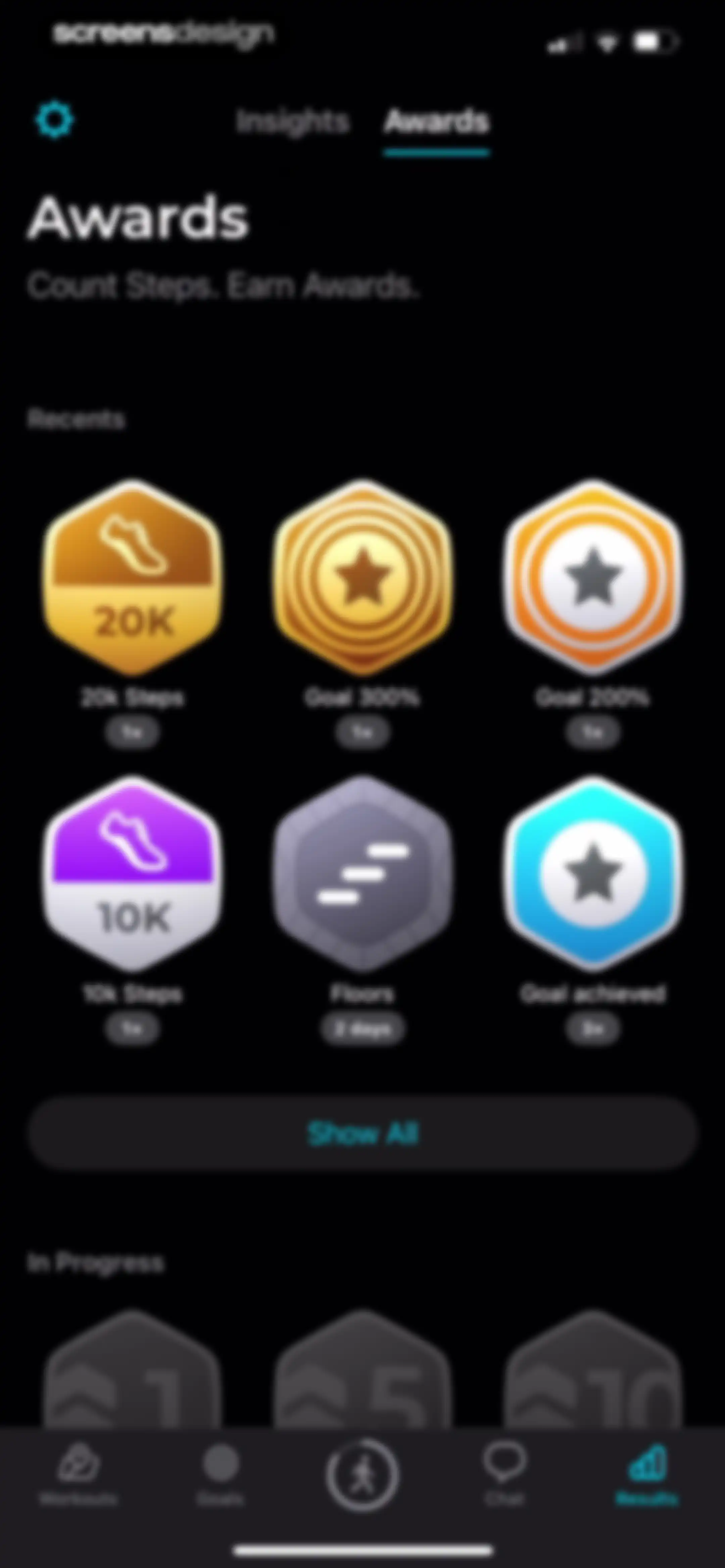 StepsApp Pedometer screen 148