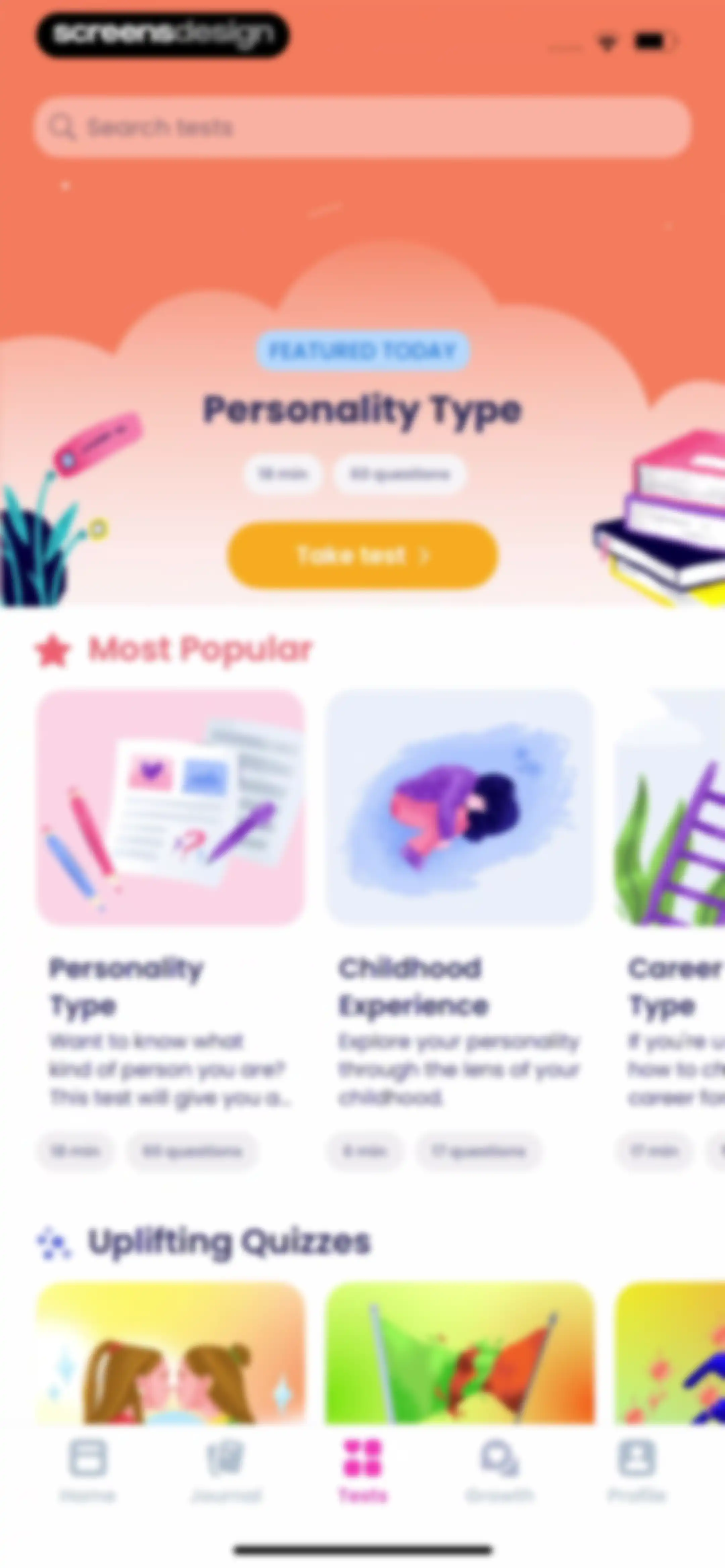 Breeze: Start Self-Discovery screen 93