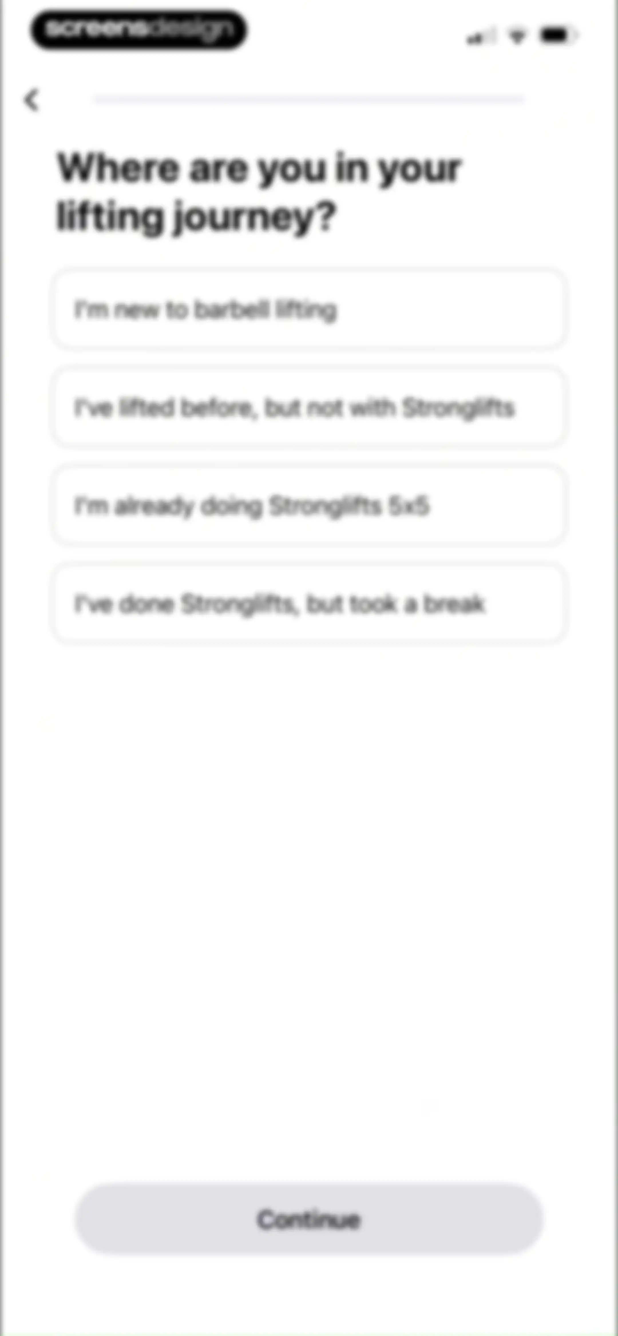 Stronglifts 5x5 Workout Plan screen 3