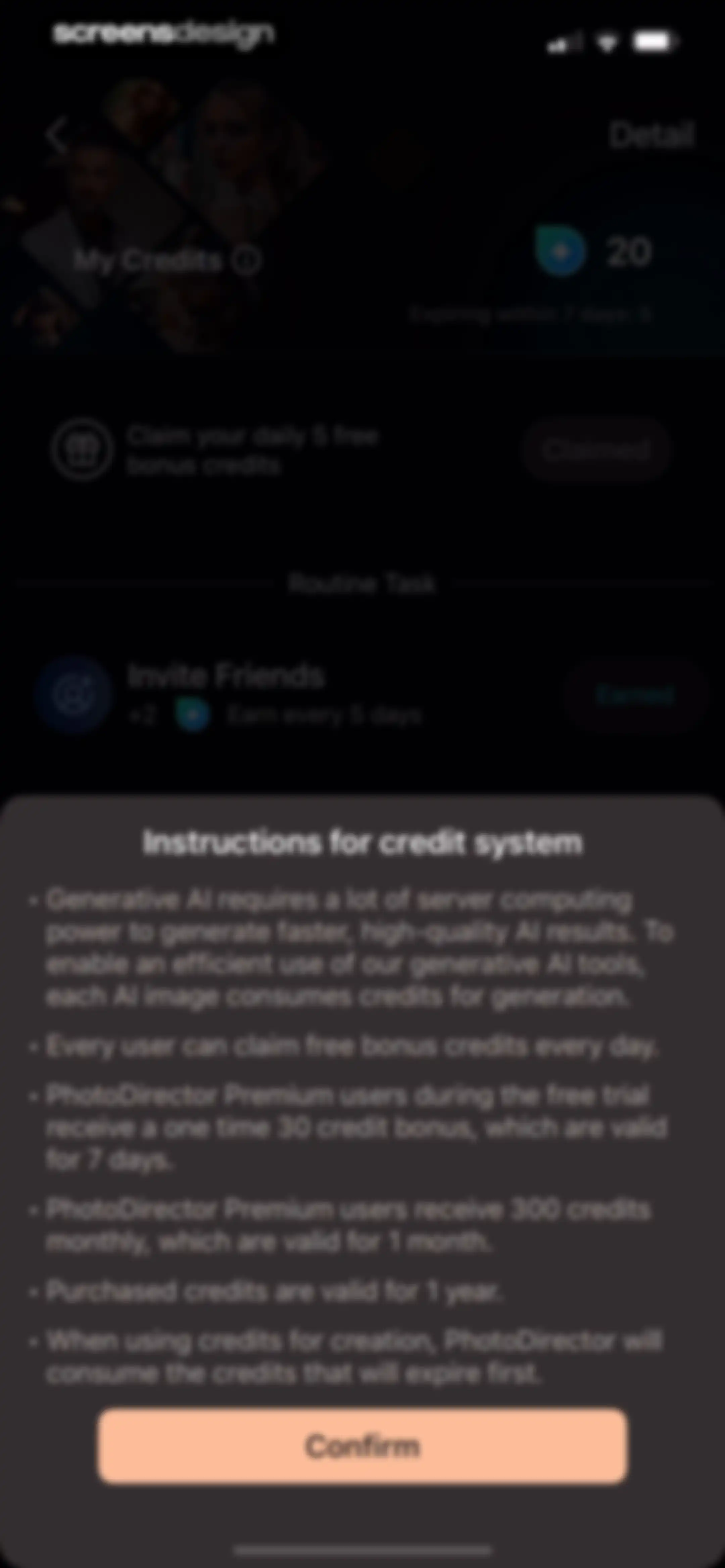 PhotoDirector: AI Photo Editor screen 121