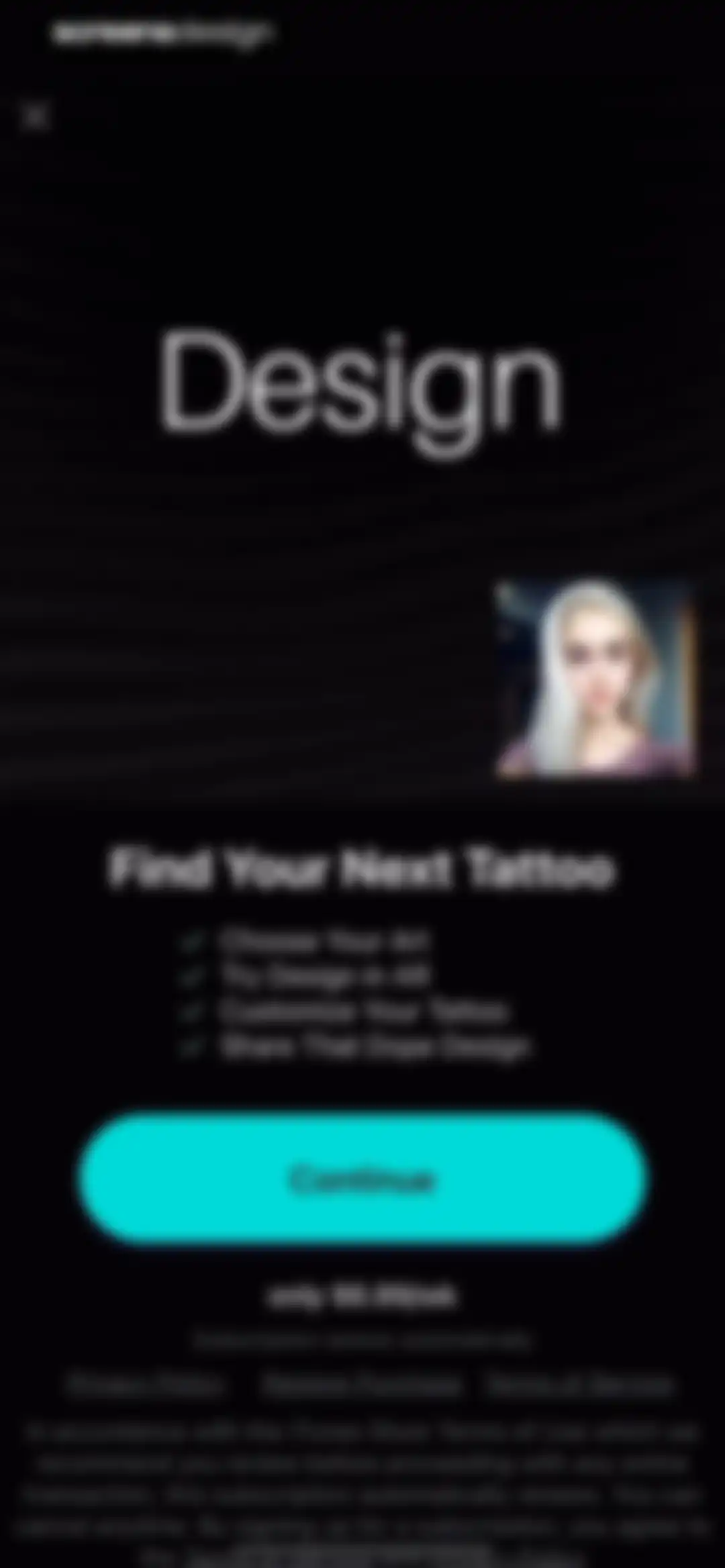 INKHUNTER - AI Tattoo Design screen 2