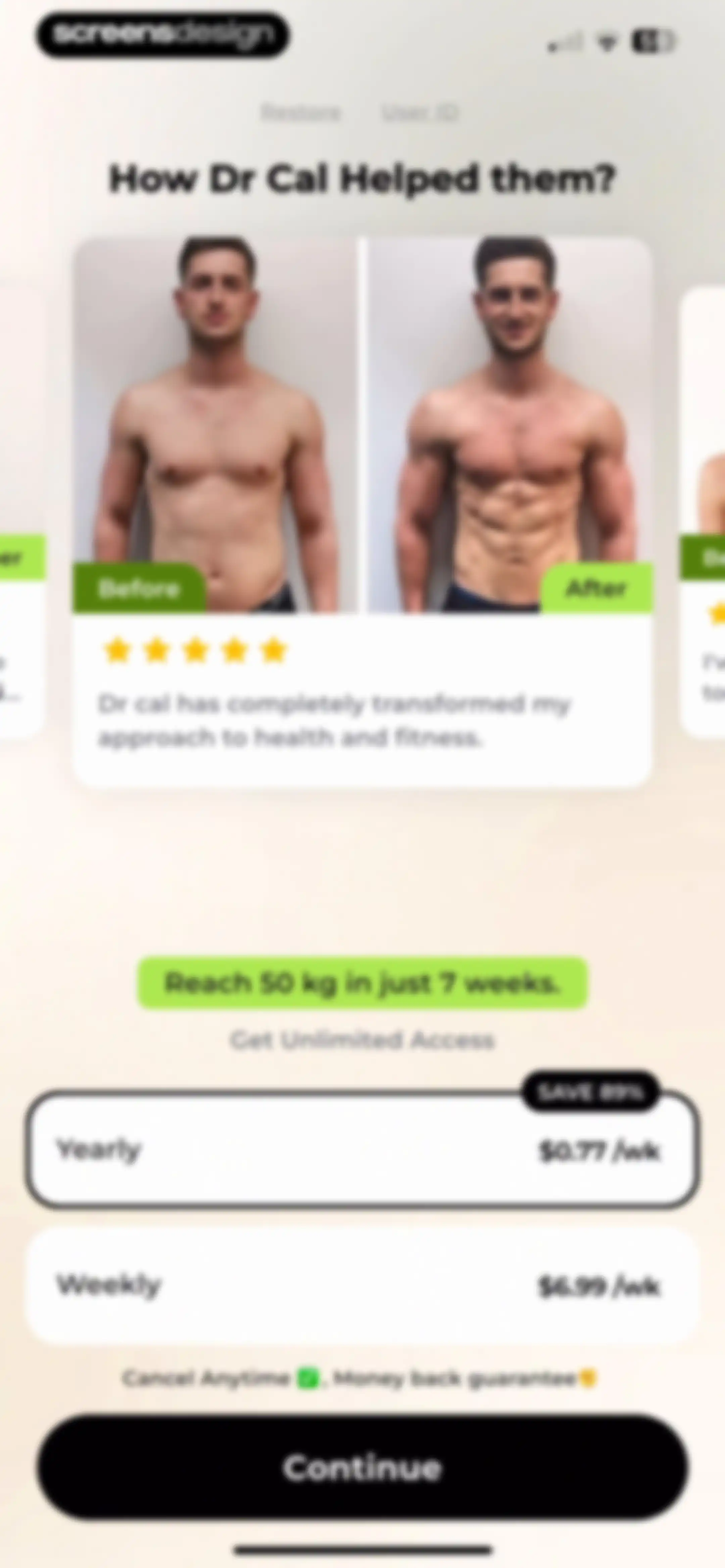 Pro Cal - AI Calorie counter screen 32