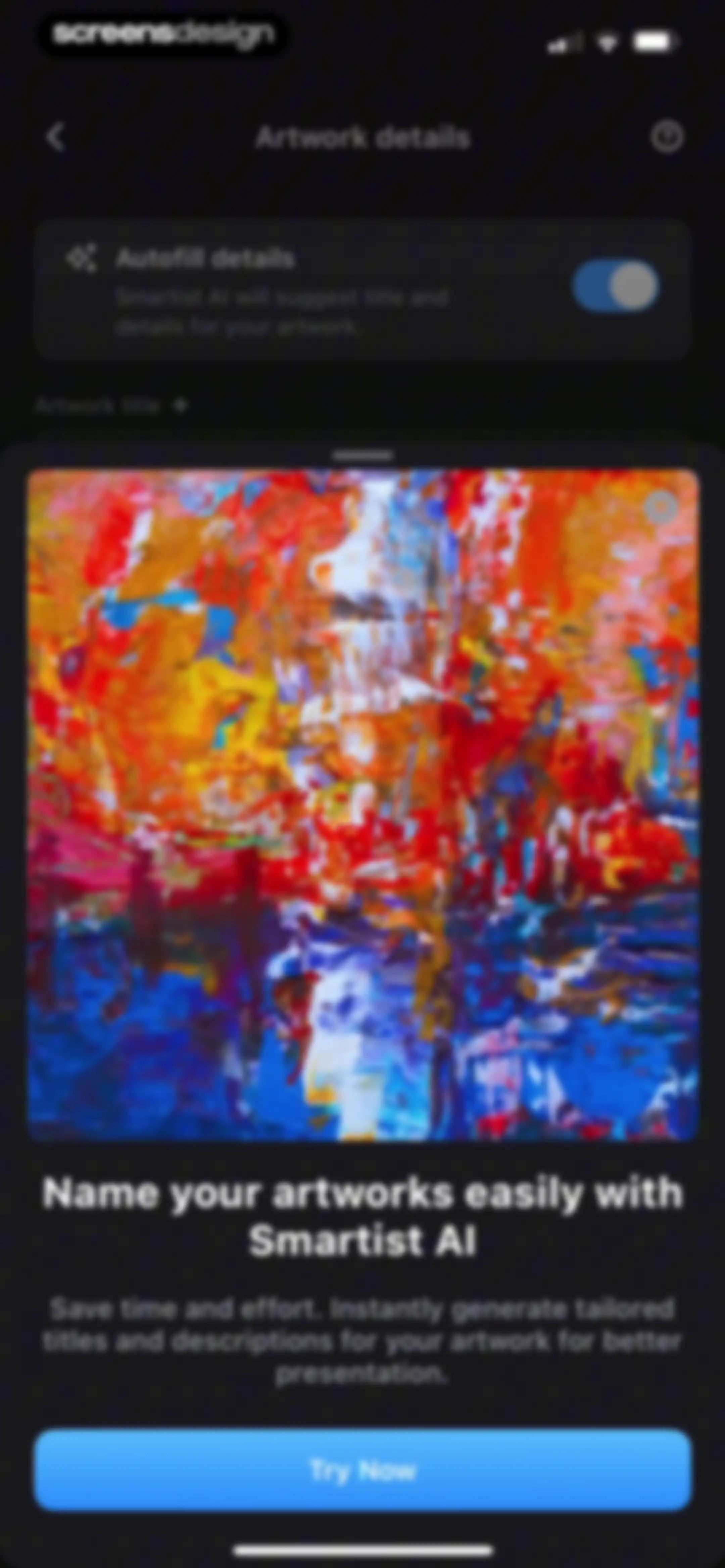 Smartist: Art Preview on Wall screen 22
