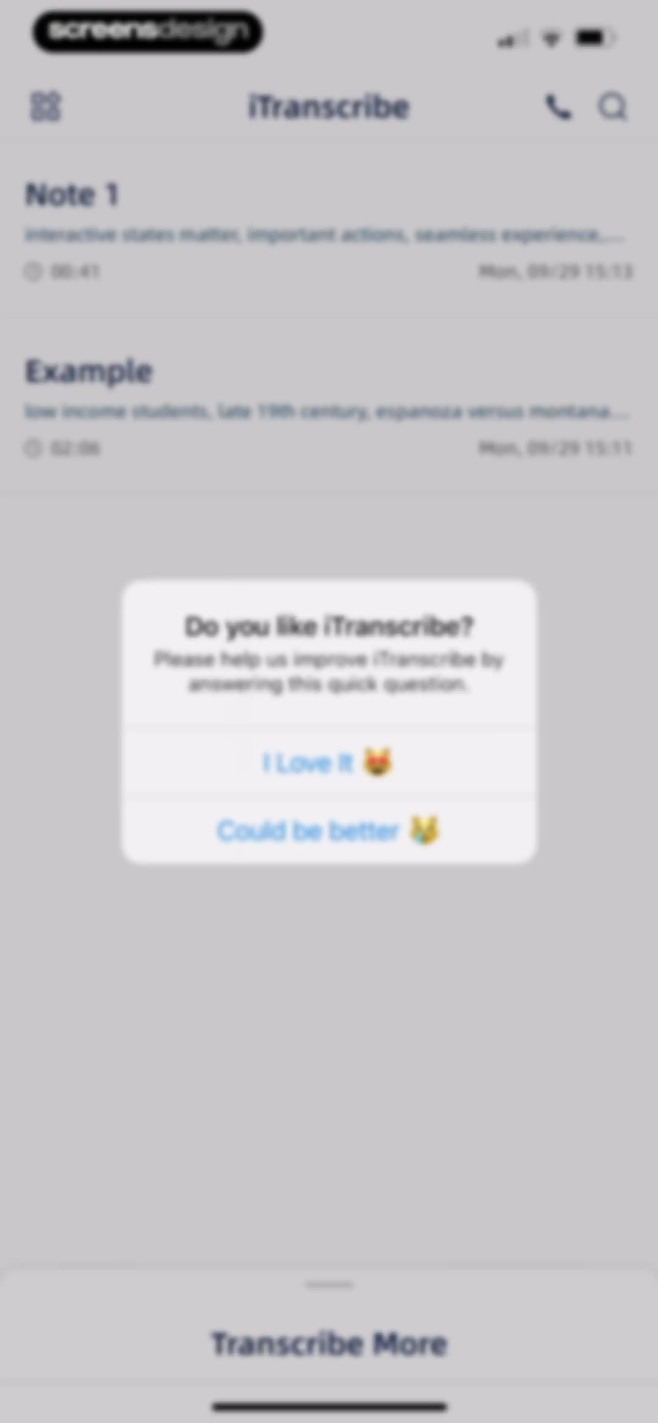 iTranscribe - Audio to Text screen 45