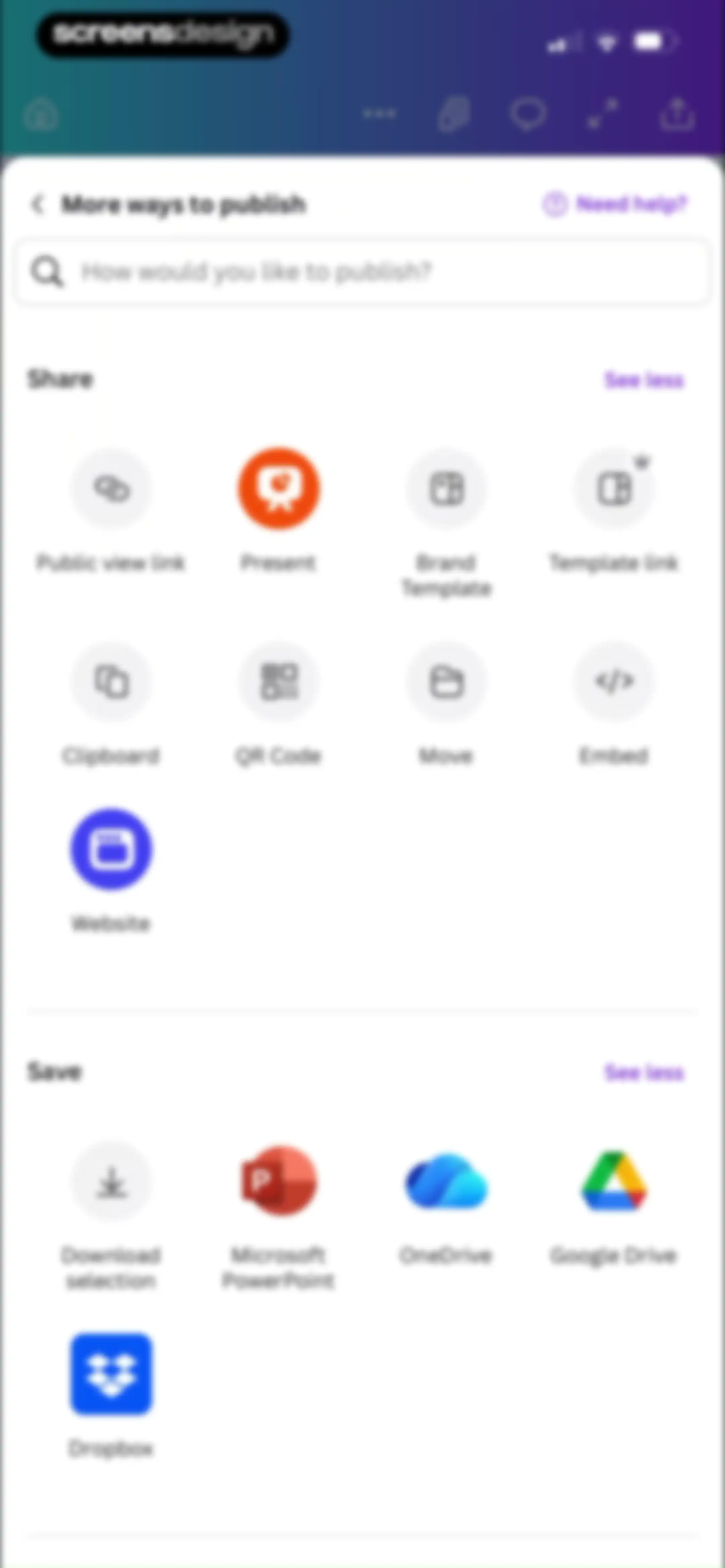 Canva: AI Video & Photo Editor screen 124