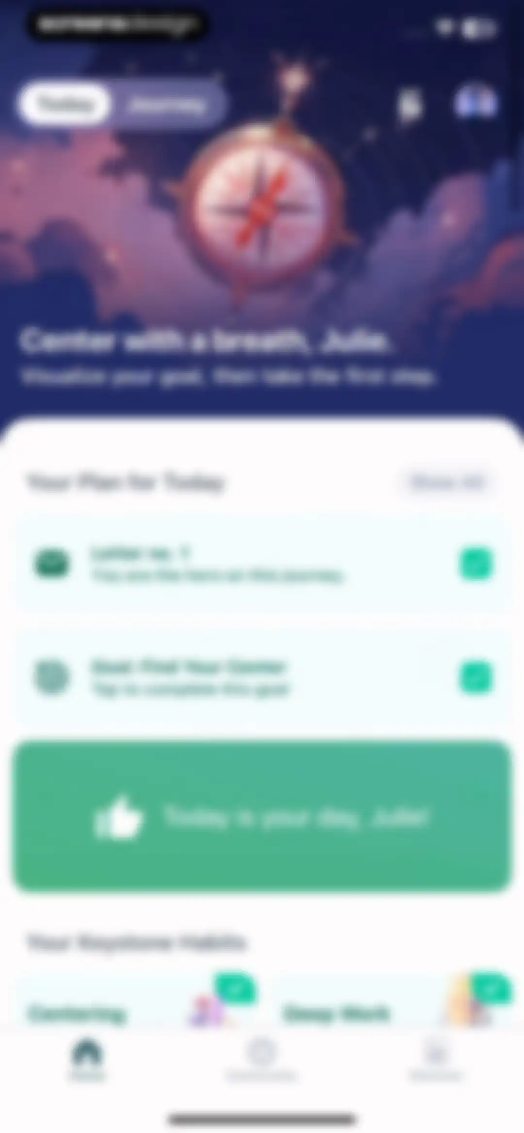 Clarify: Focus & Task Manager screen 129