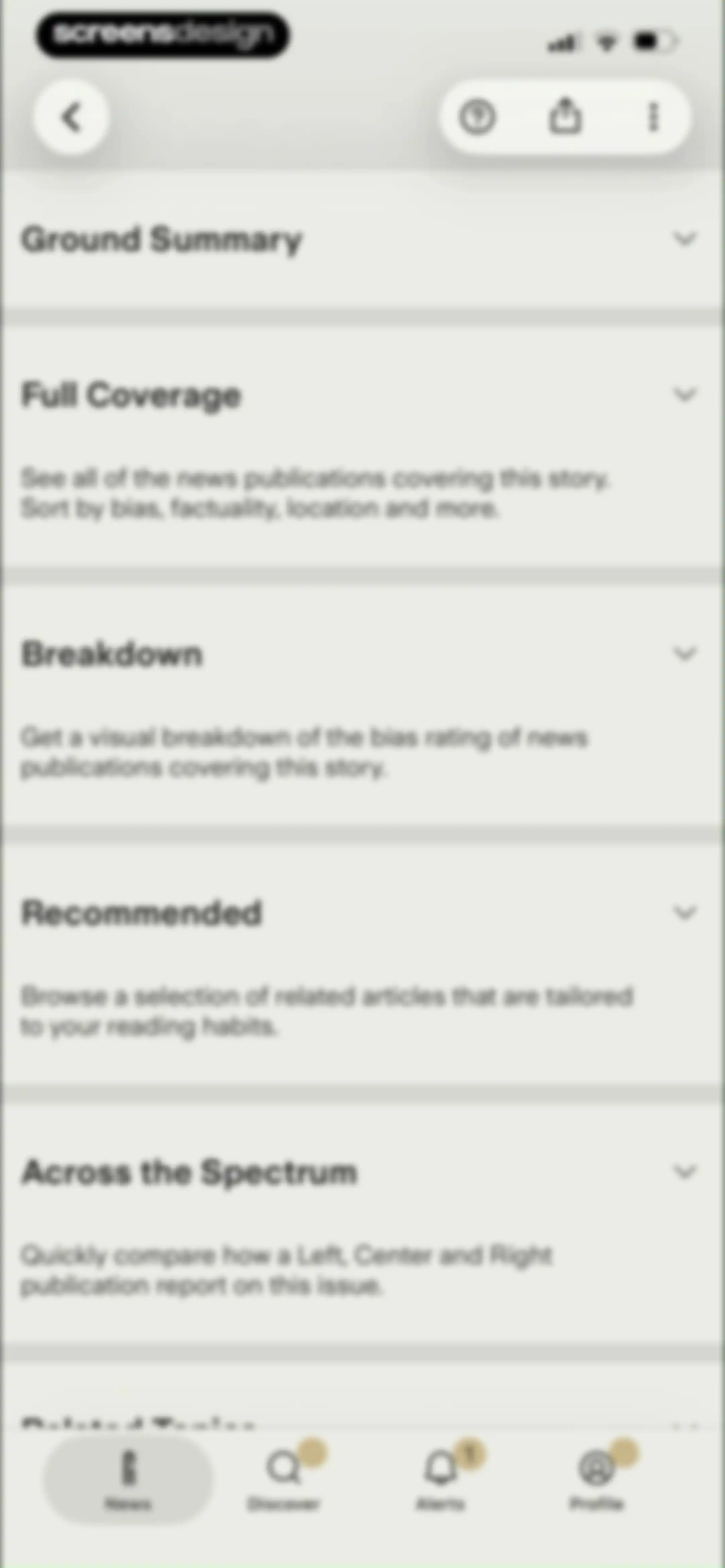 Ground News screen 32