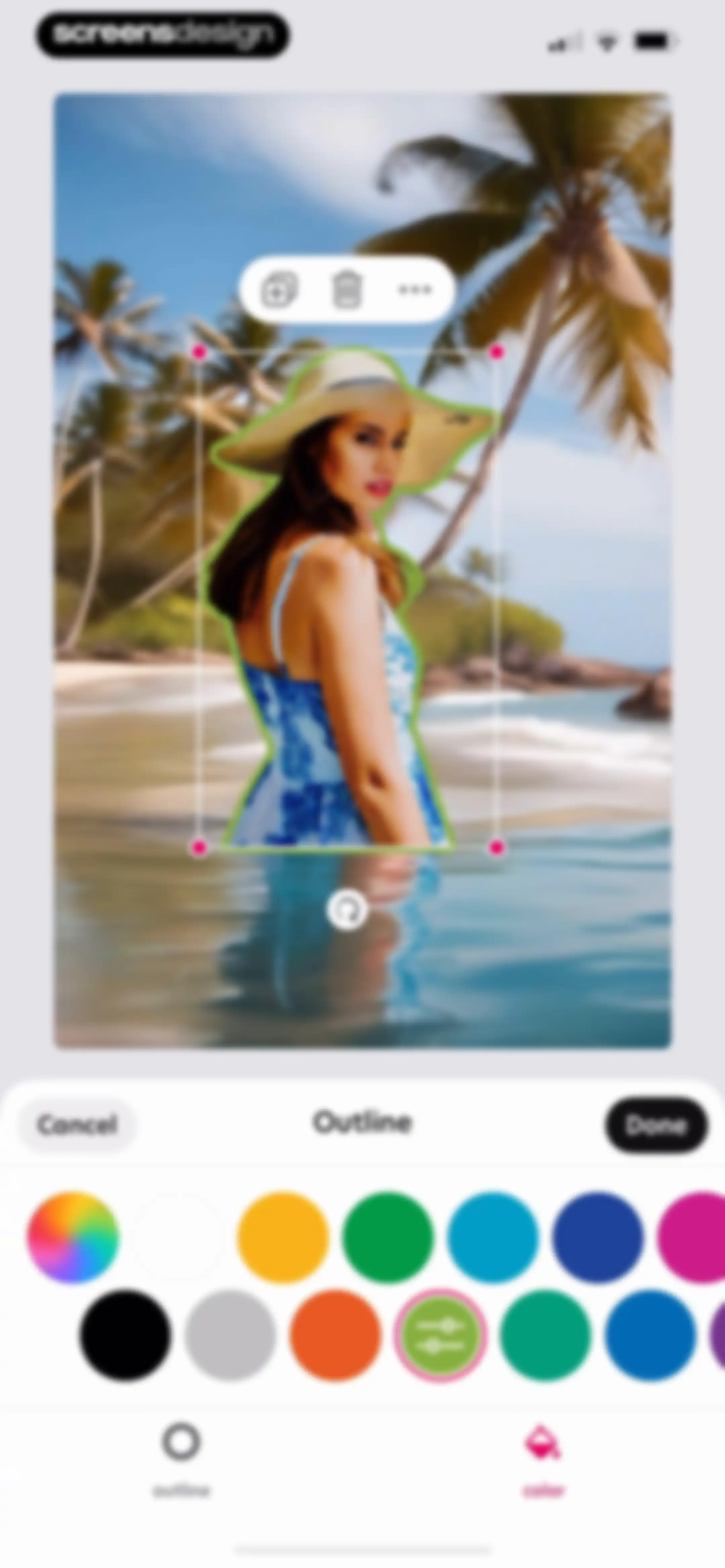 Bazaart AI Photo Editor Design screen 86