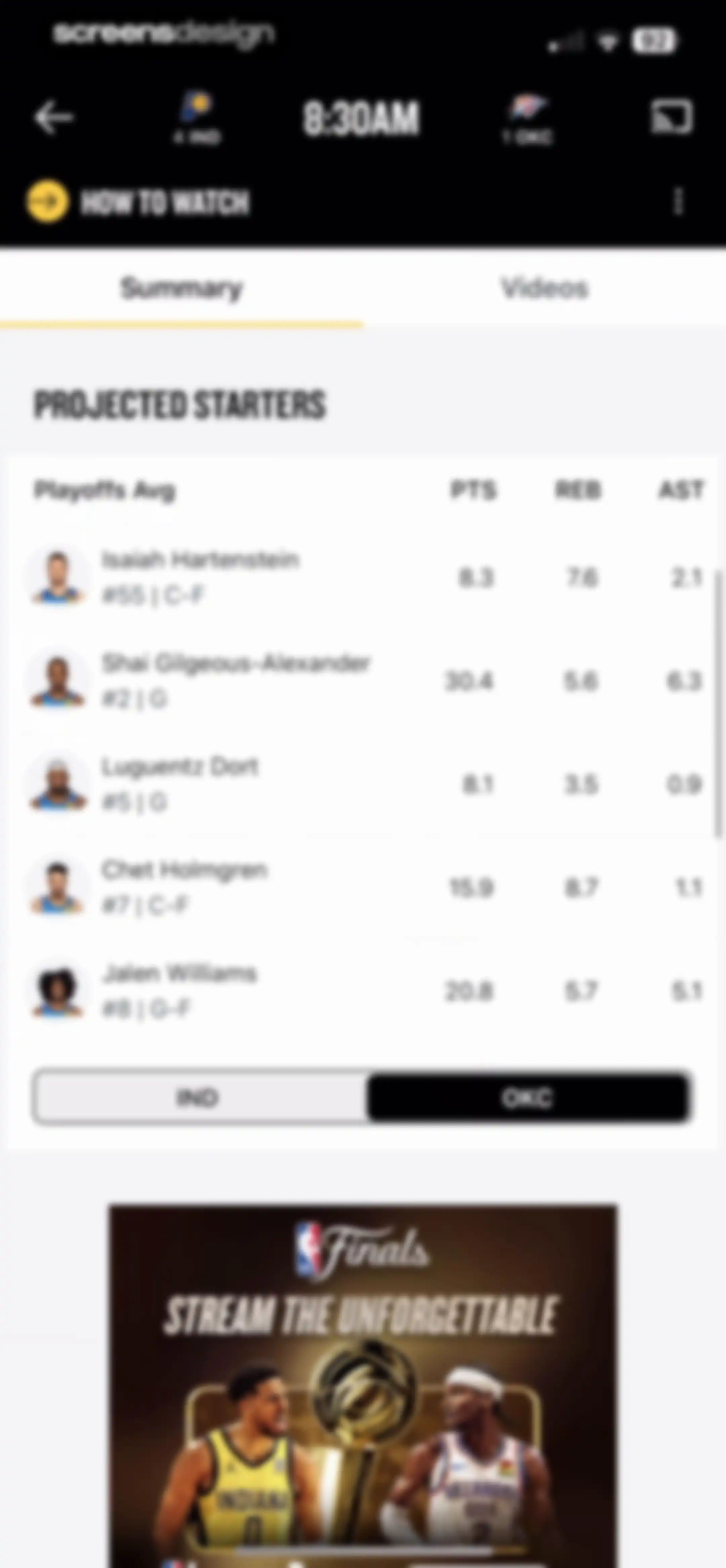 NBA: Live Games & Scores screen 32