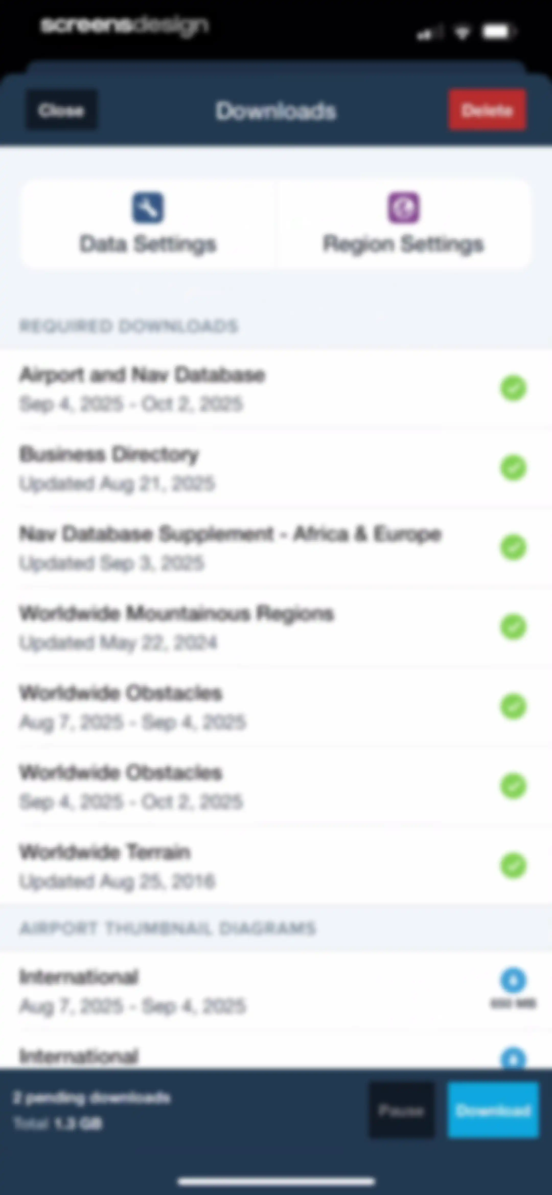 ForeFlight Mobile EFB screen 146