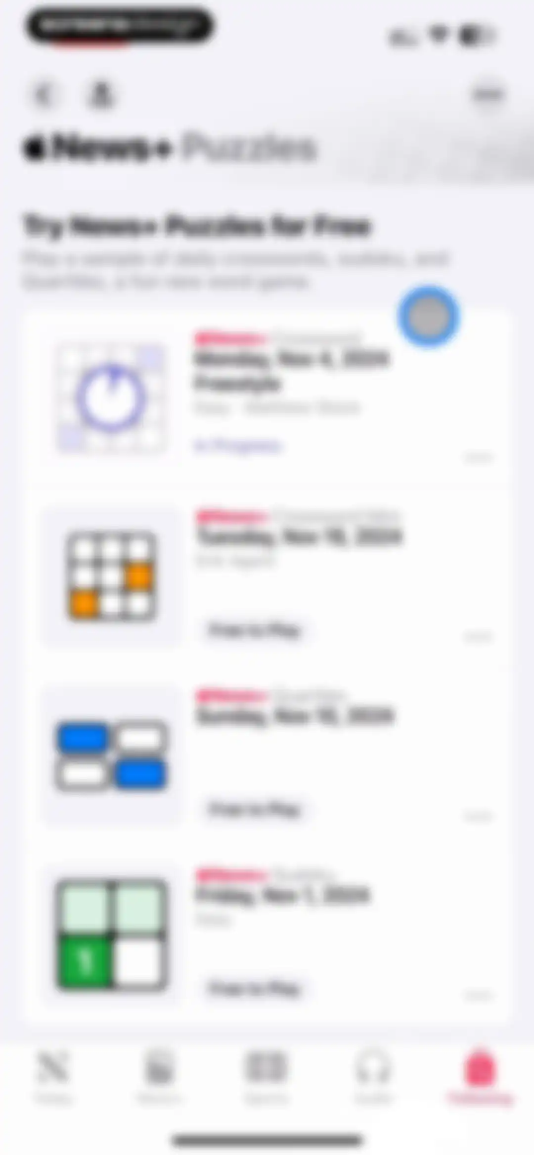 Apple News screen 131