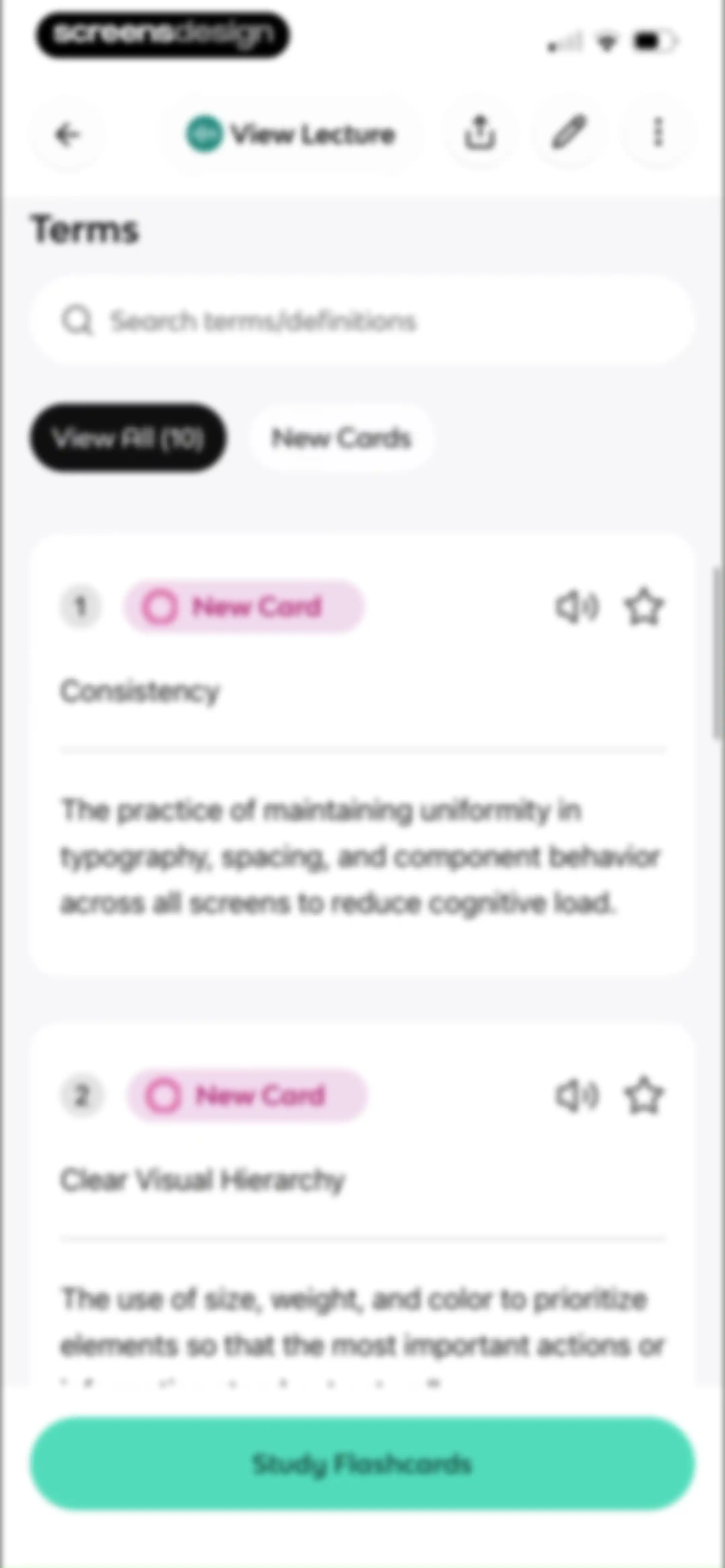 Knowt: AI Flashcards & Notes screen 61
