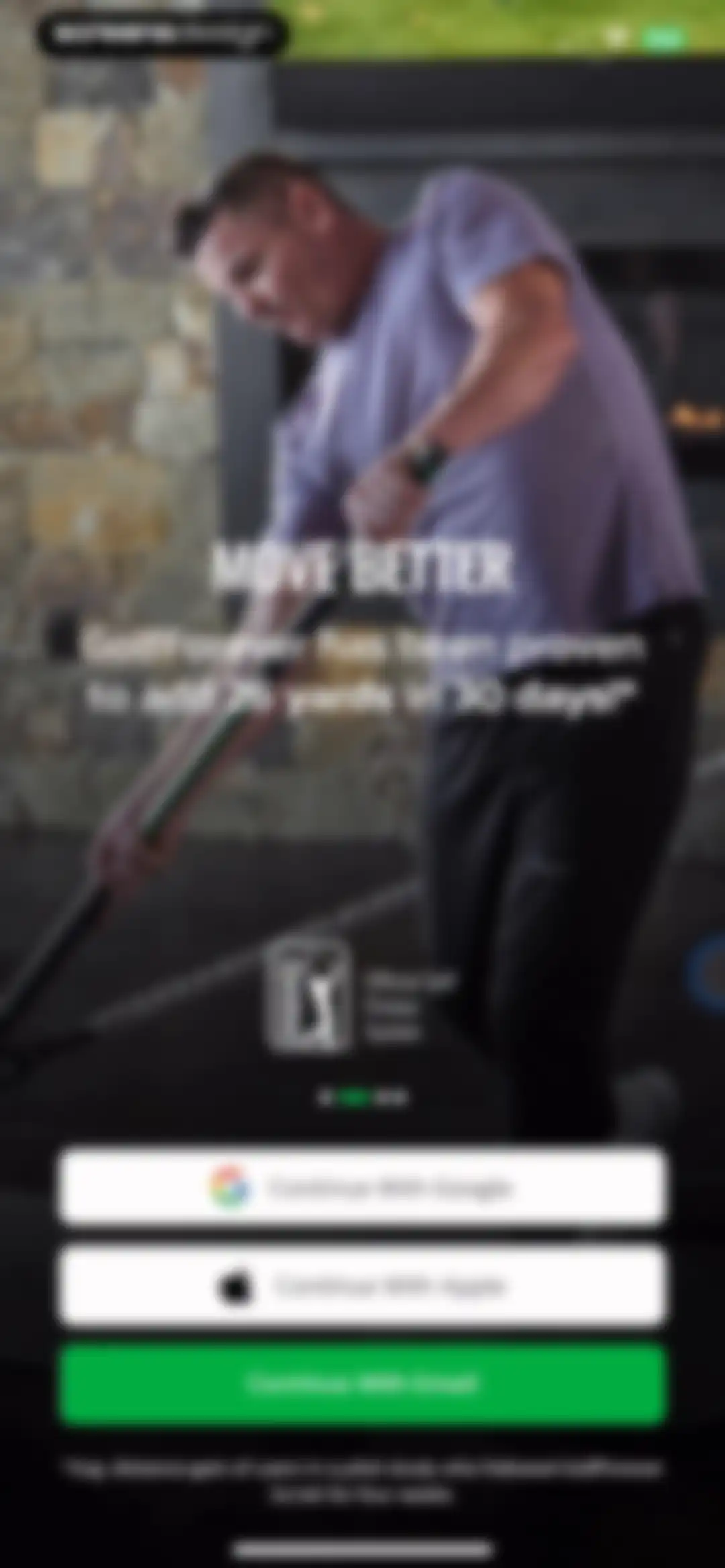 GOLFFOREVER screen 4