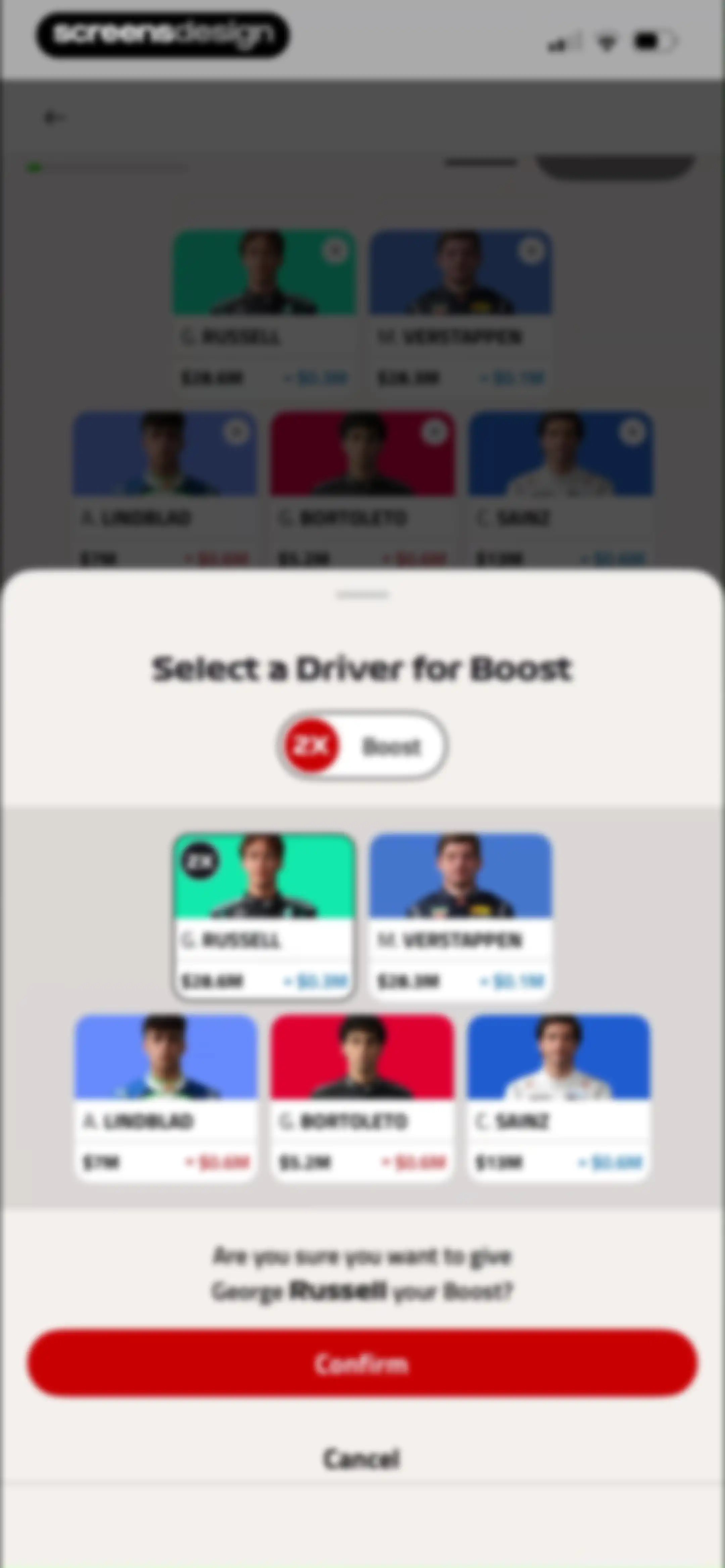 Formula 1® screen 90
