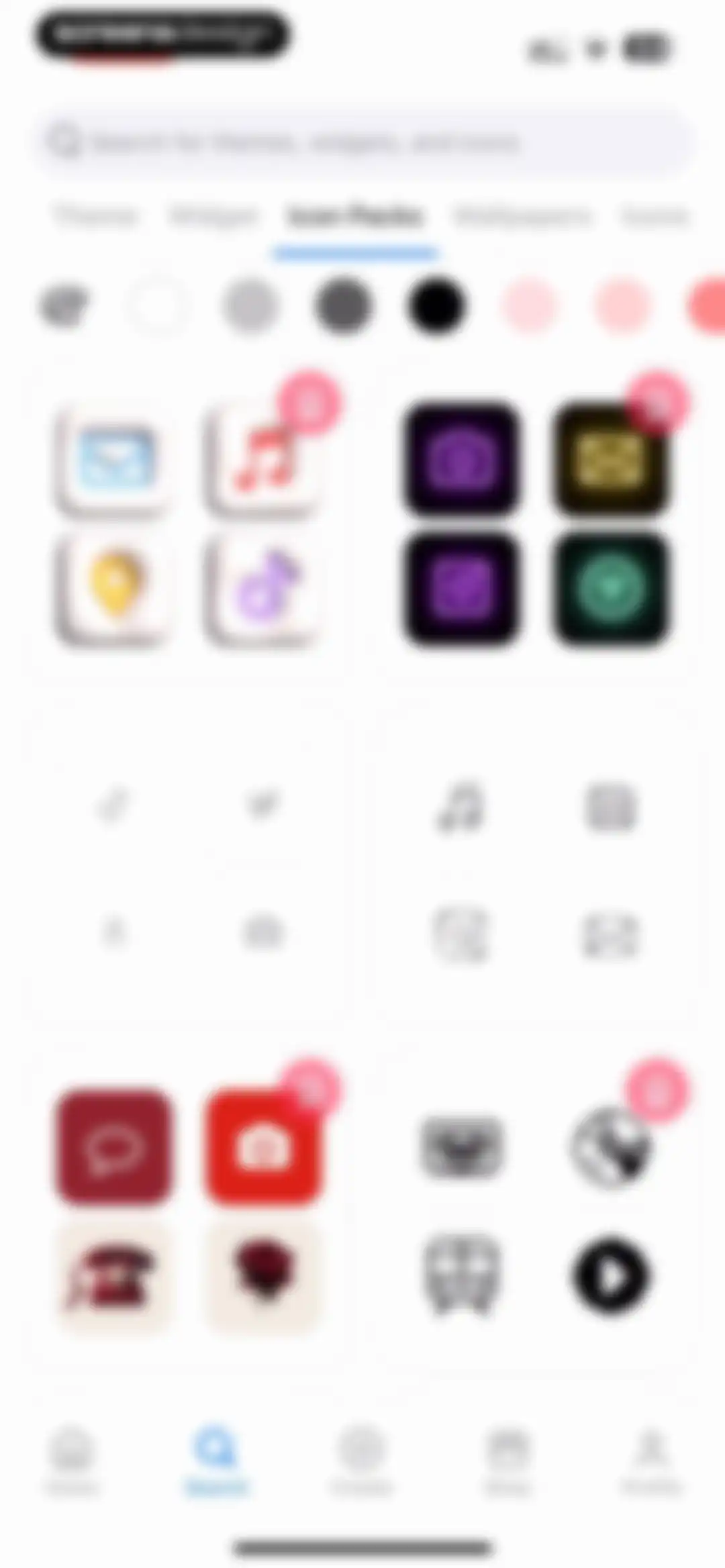 WidgetClub:Widget, Theme, Icon screen 68