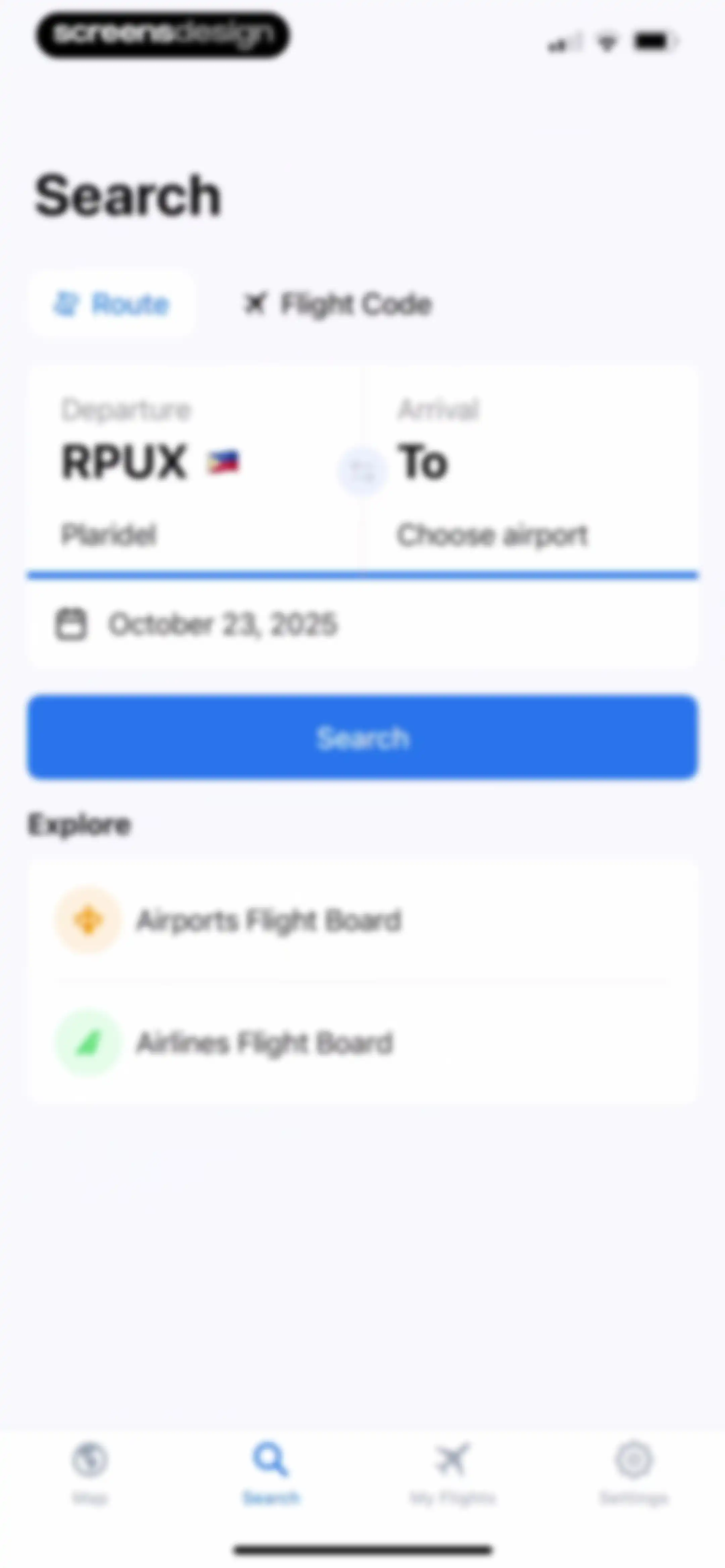 Flight Tracker + screen 17