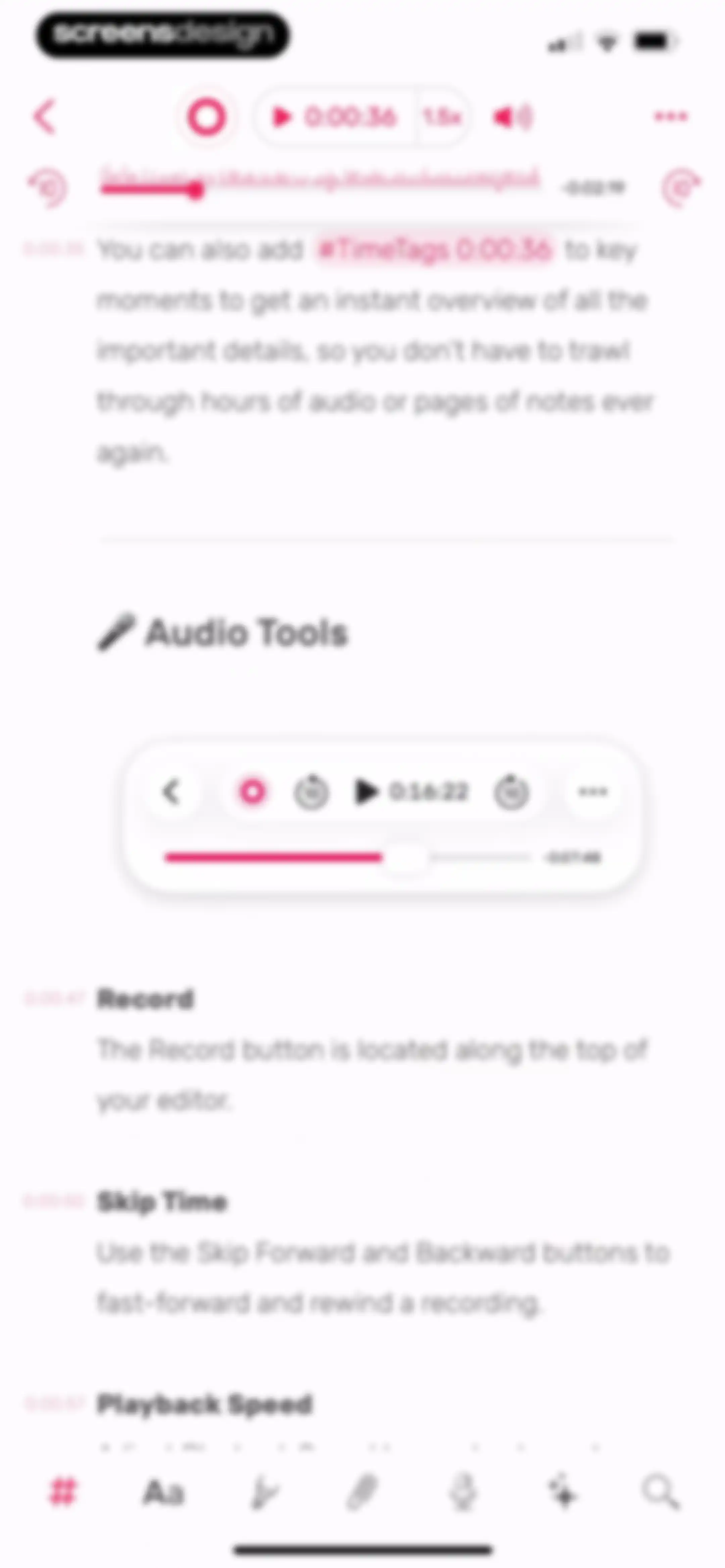 Noted: Record & AI Transcribe screen 54