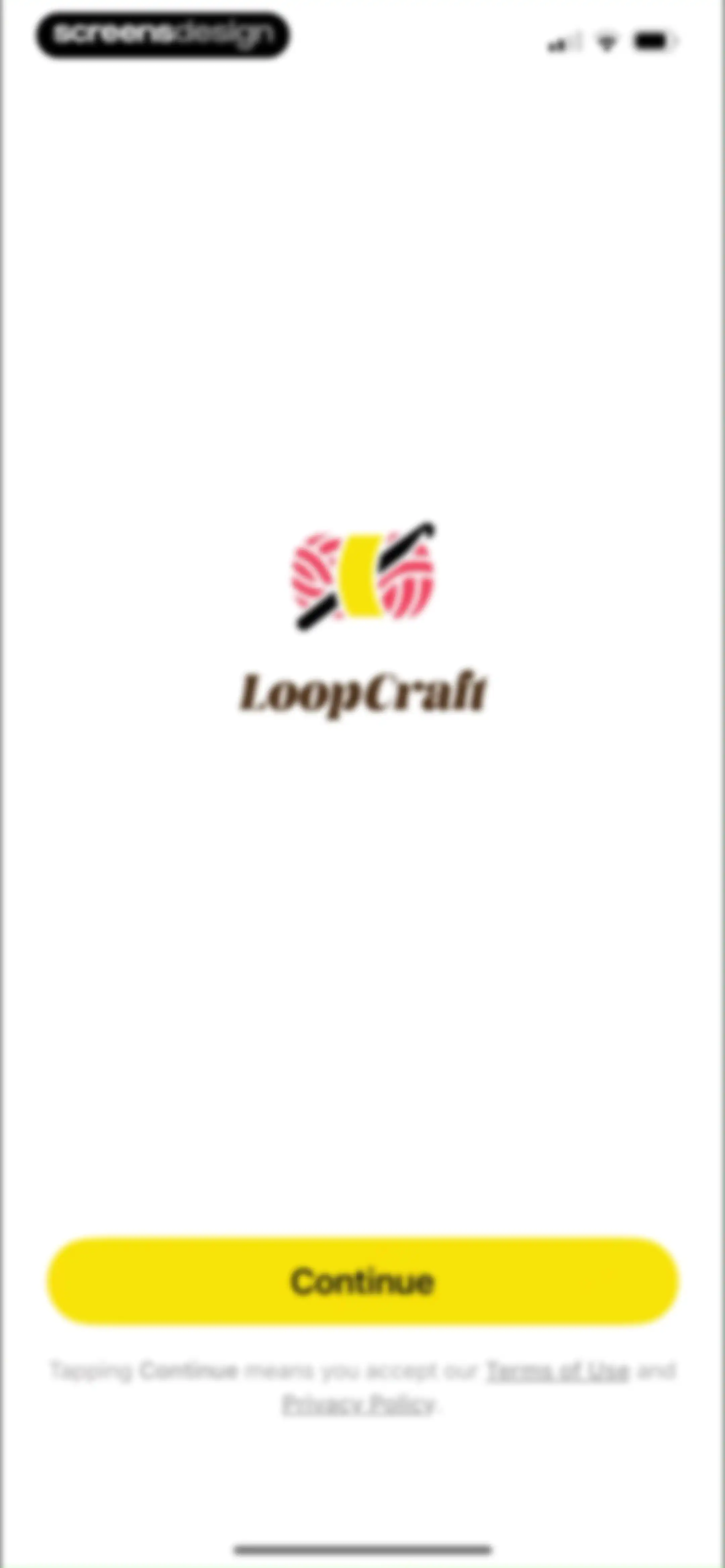 LoopCraft: Crochet & Knitting screen 1