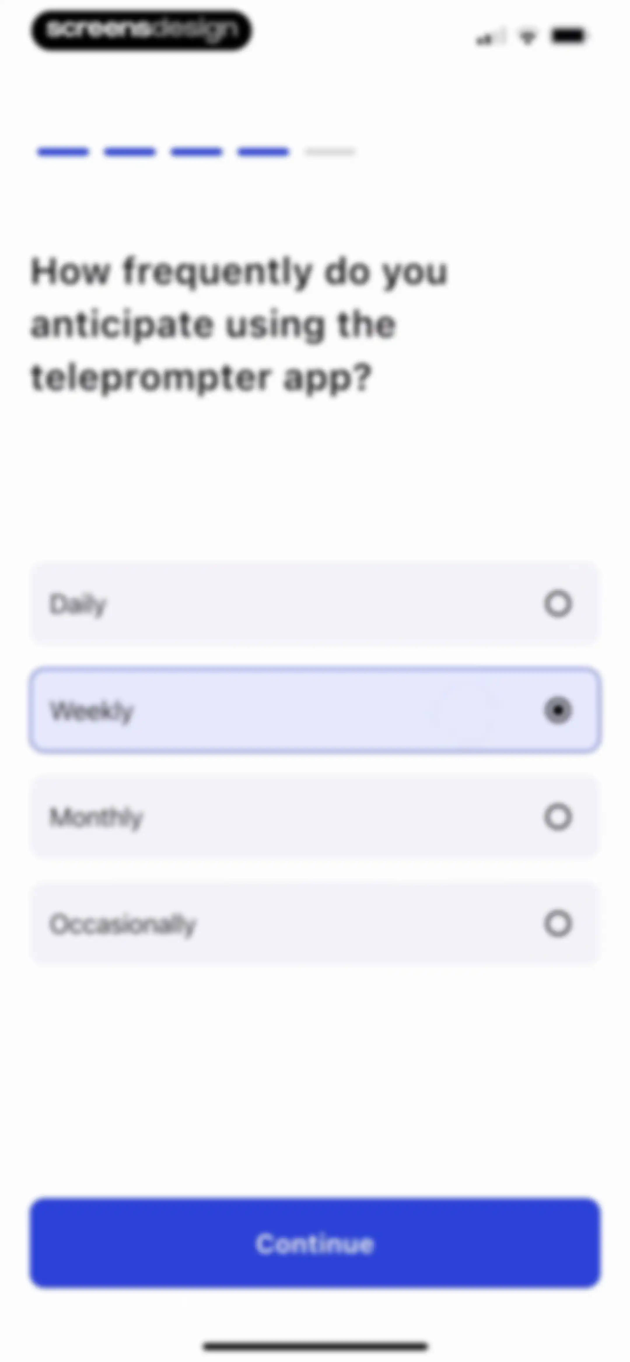 Teleprompter - VILO screen 7