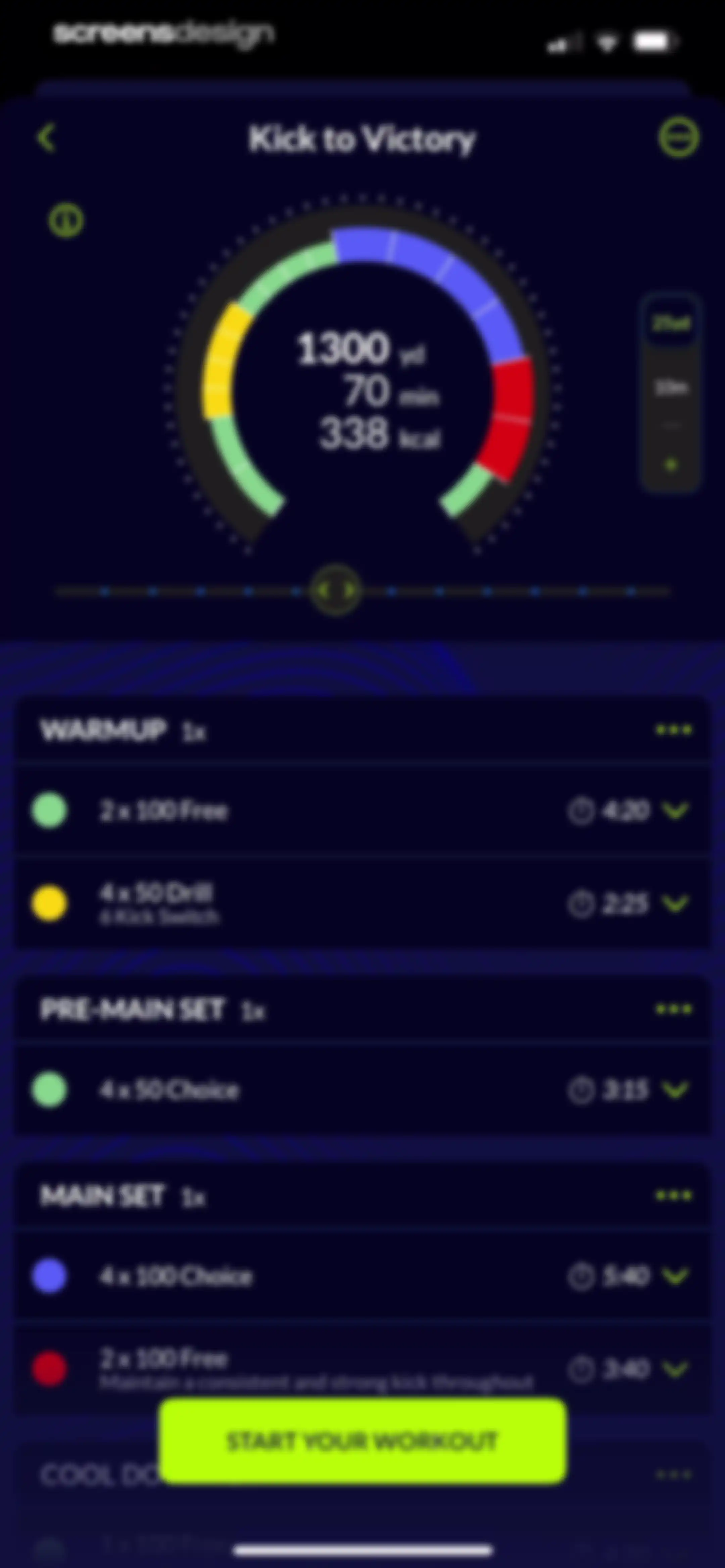MySwimPro: #1 Swim Workout App screen 144