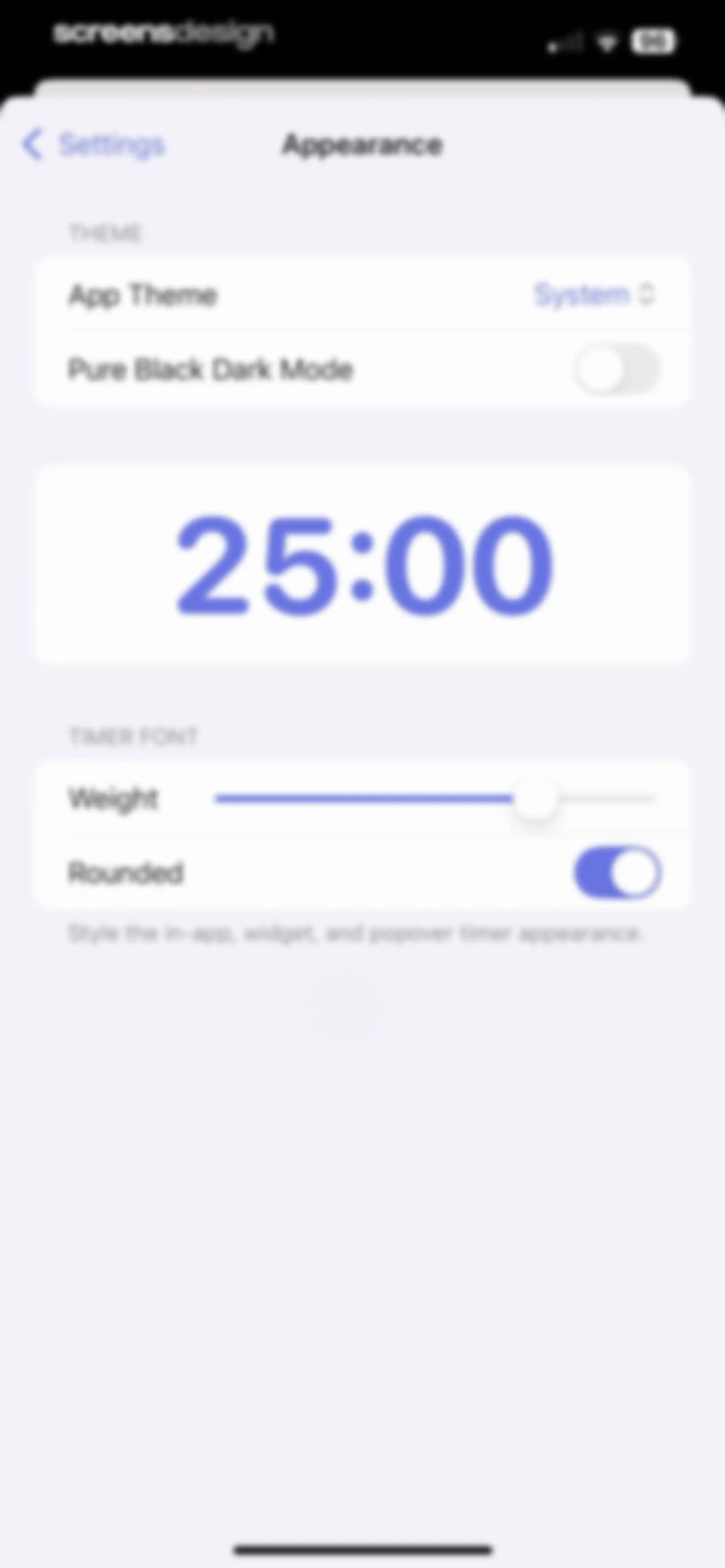 Focused Work - Pomodoro Timer screen 128