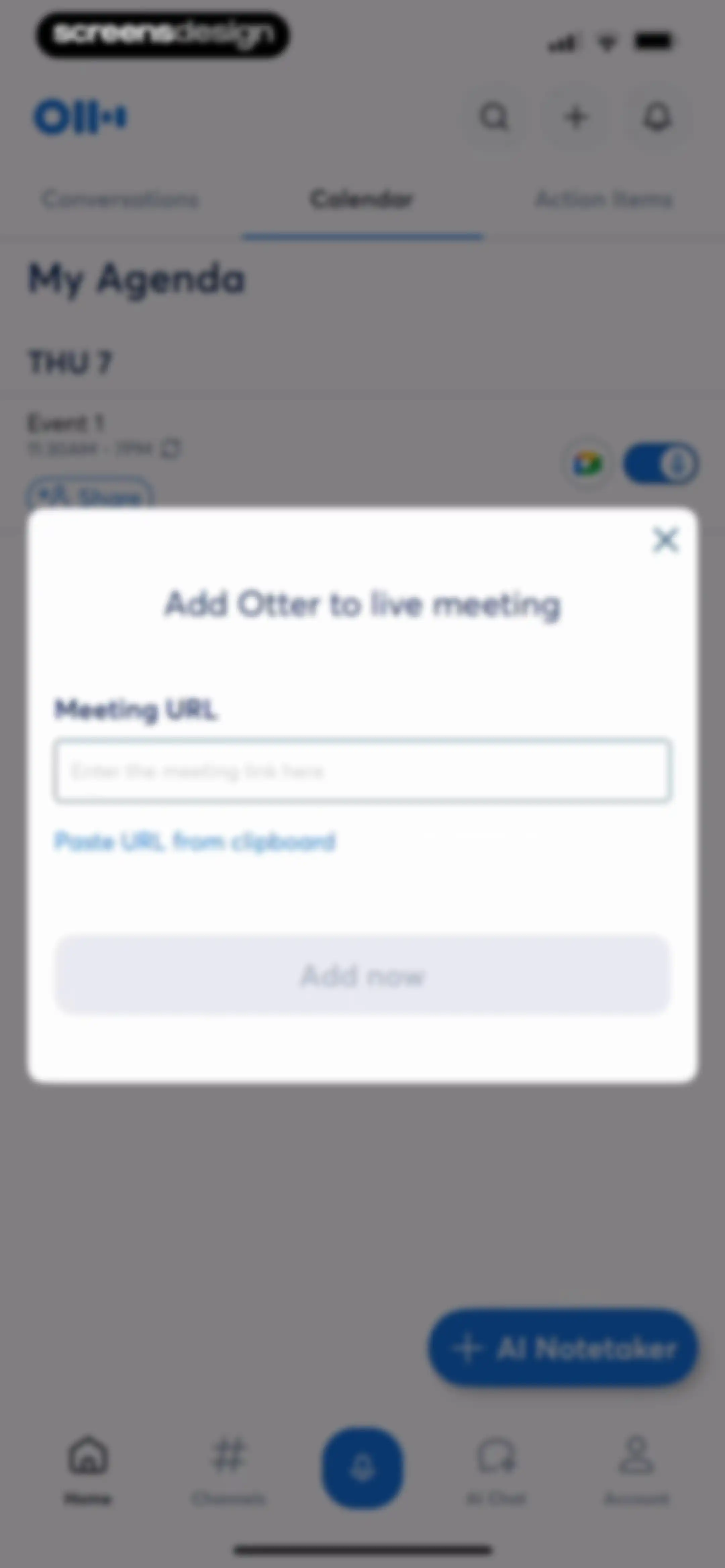 Otter Transcribe Voice Notes screen 22