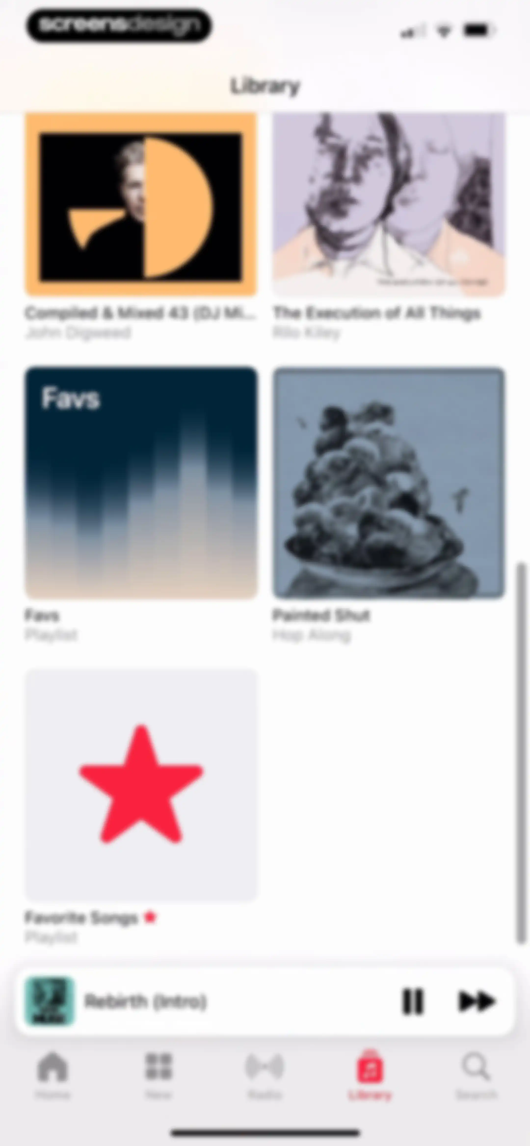 Apple Music screen 132