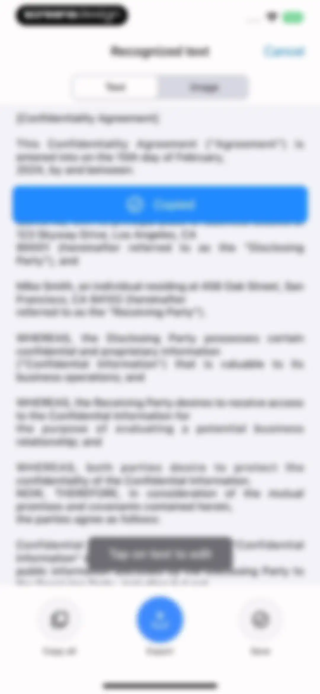 Scanner Doc: Scan PDF Document screen 15