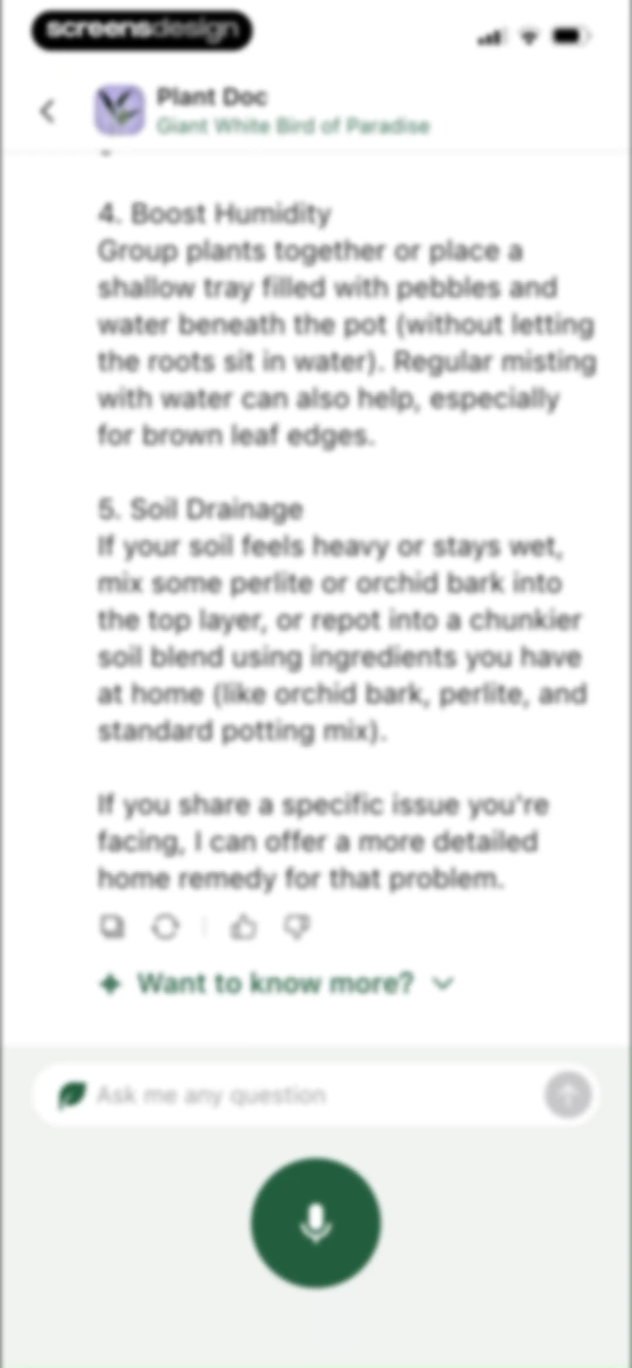 PlantAID:identifier&care guide screen 49