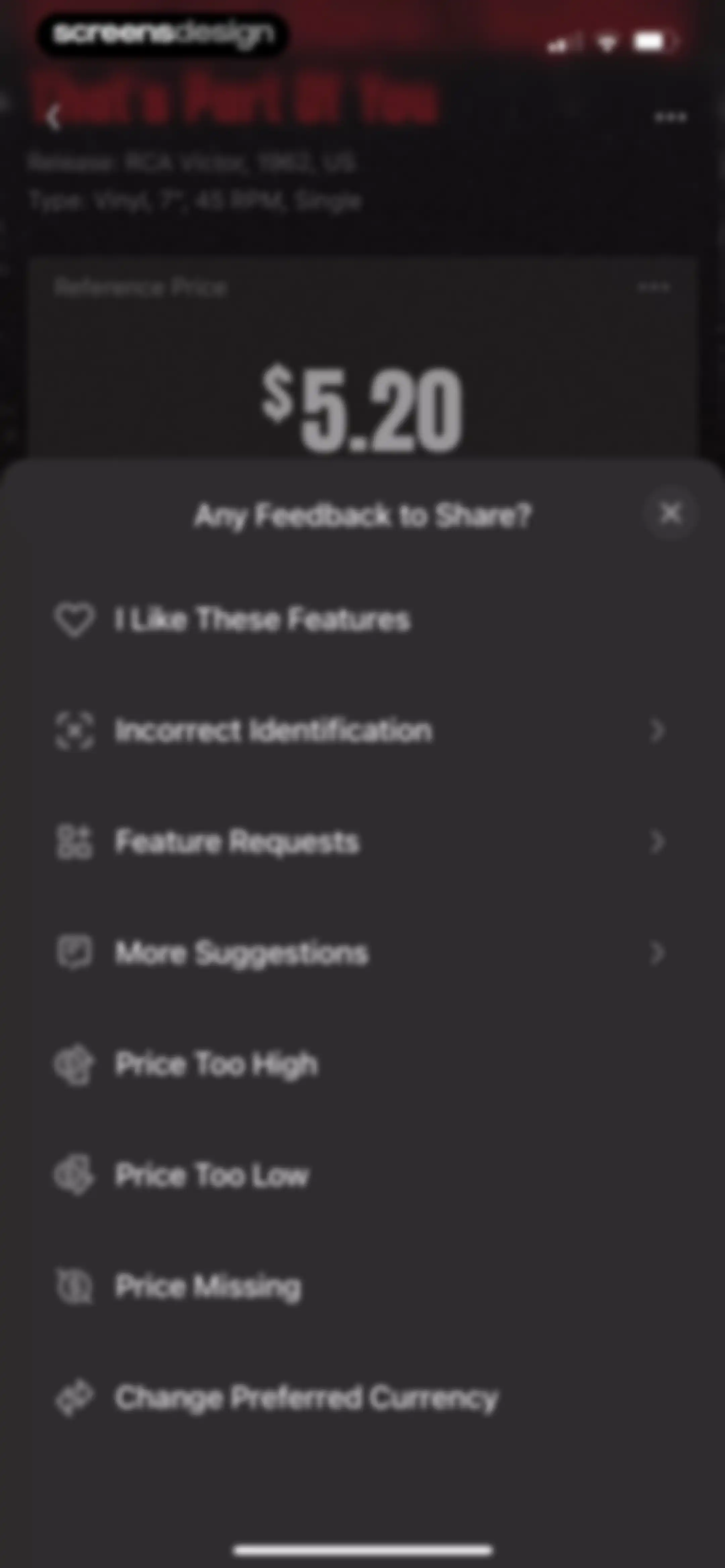 VinylSnap: Scan & Value Record screen 26
