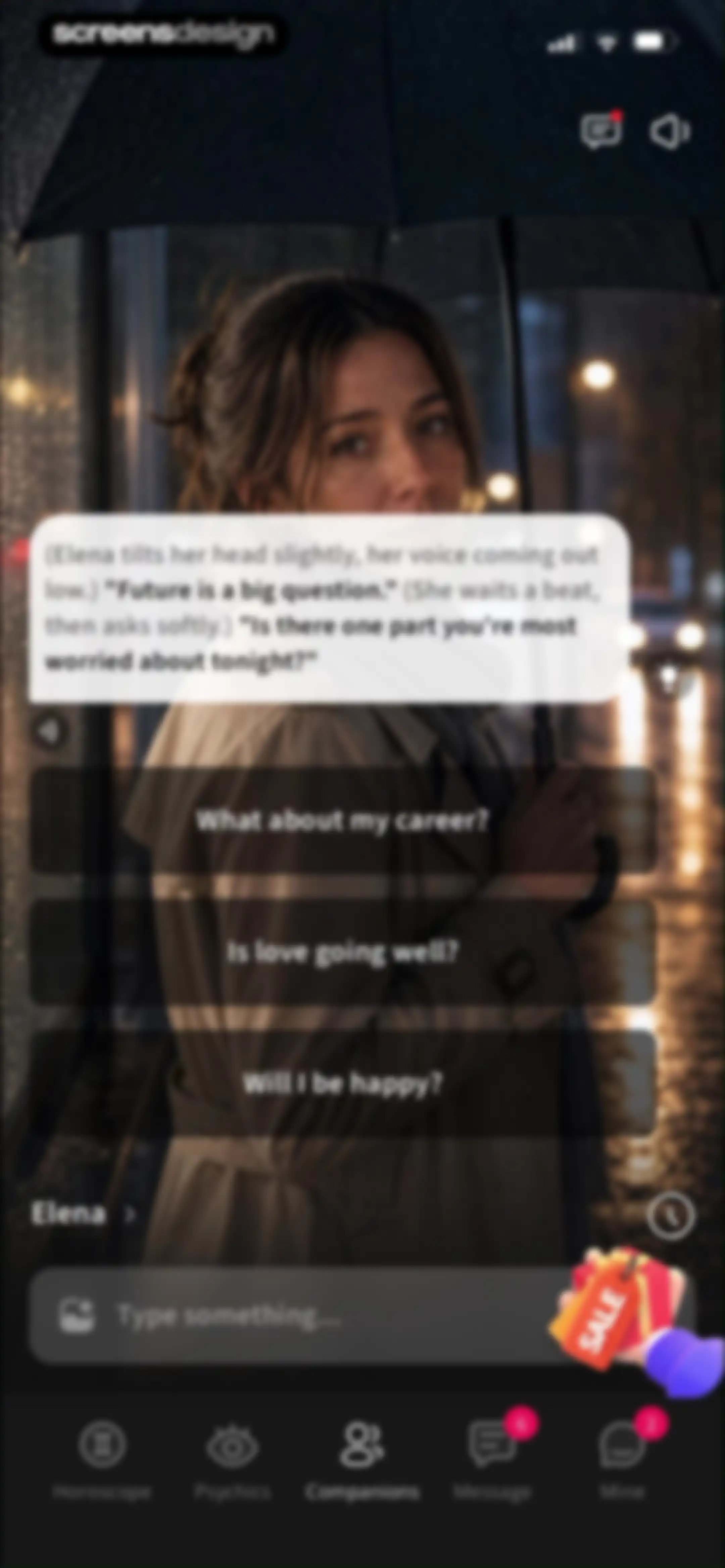 HealTalk - Text Reading screen 120